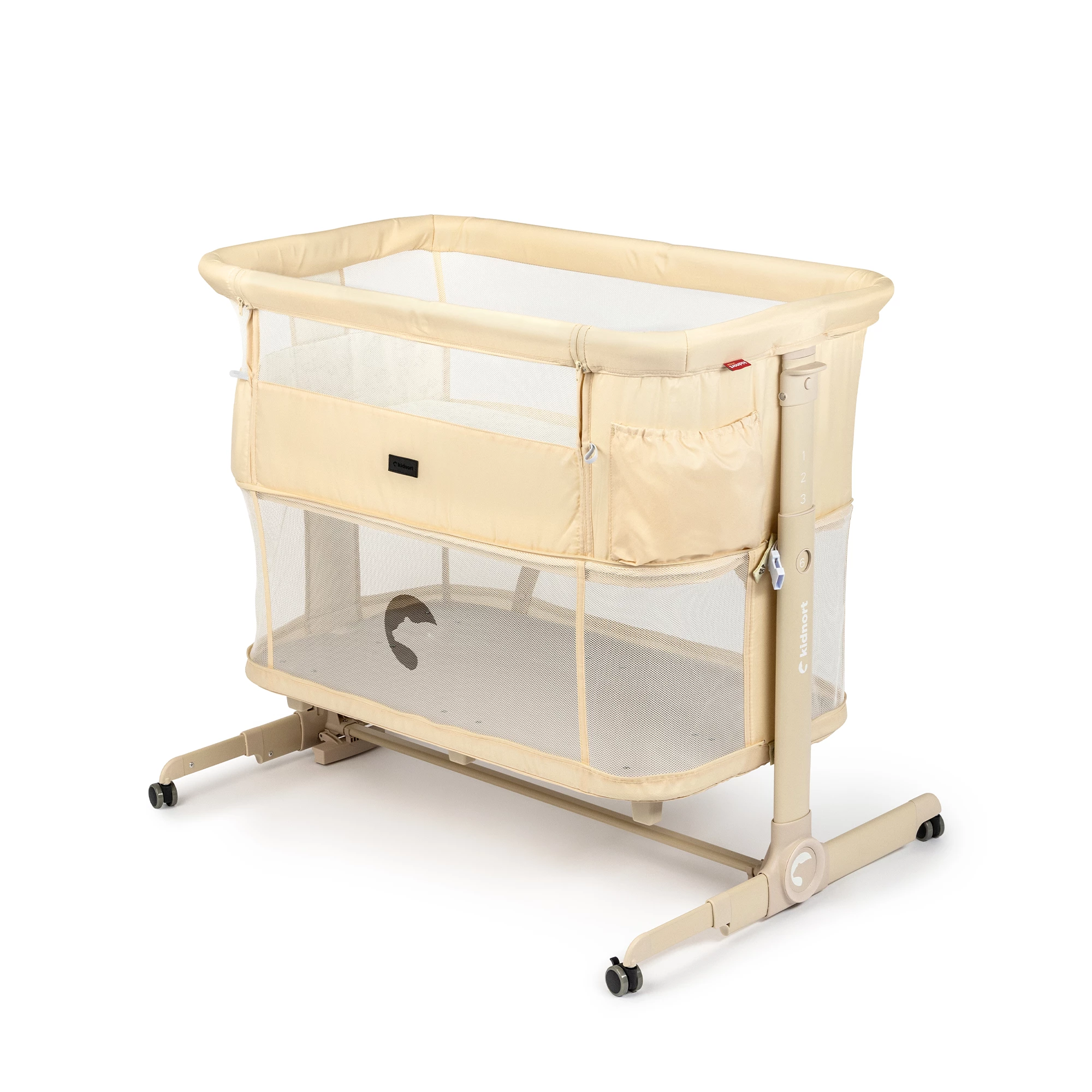 Łóżeczko wielofunkcyjne, dostawne, 3w1 Snäckskal Unique Beżowe