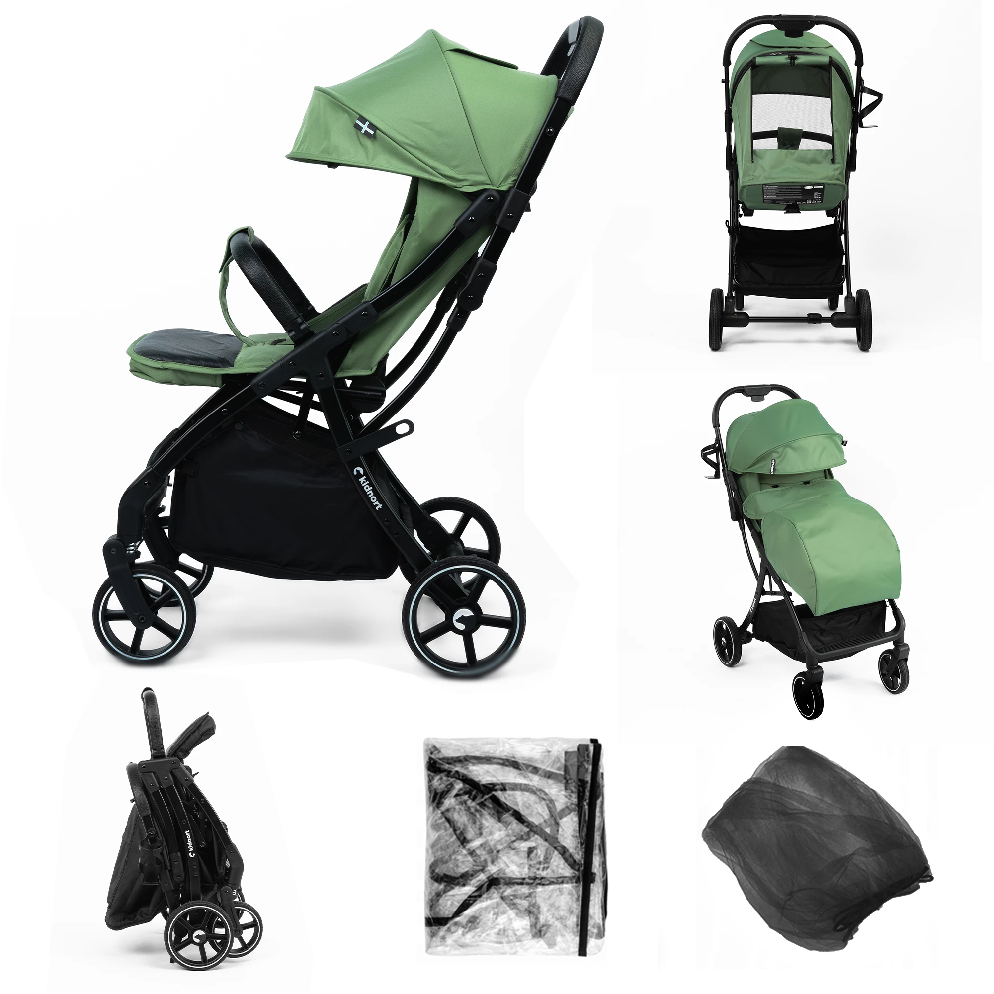 Wózek spacerowy Fjällräv Zielony