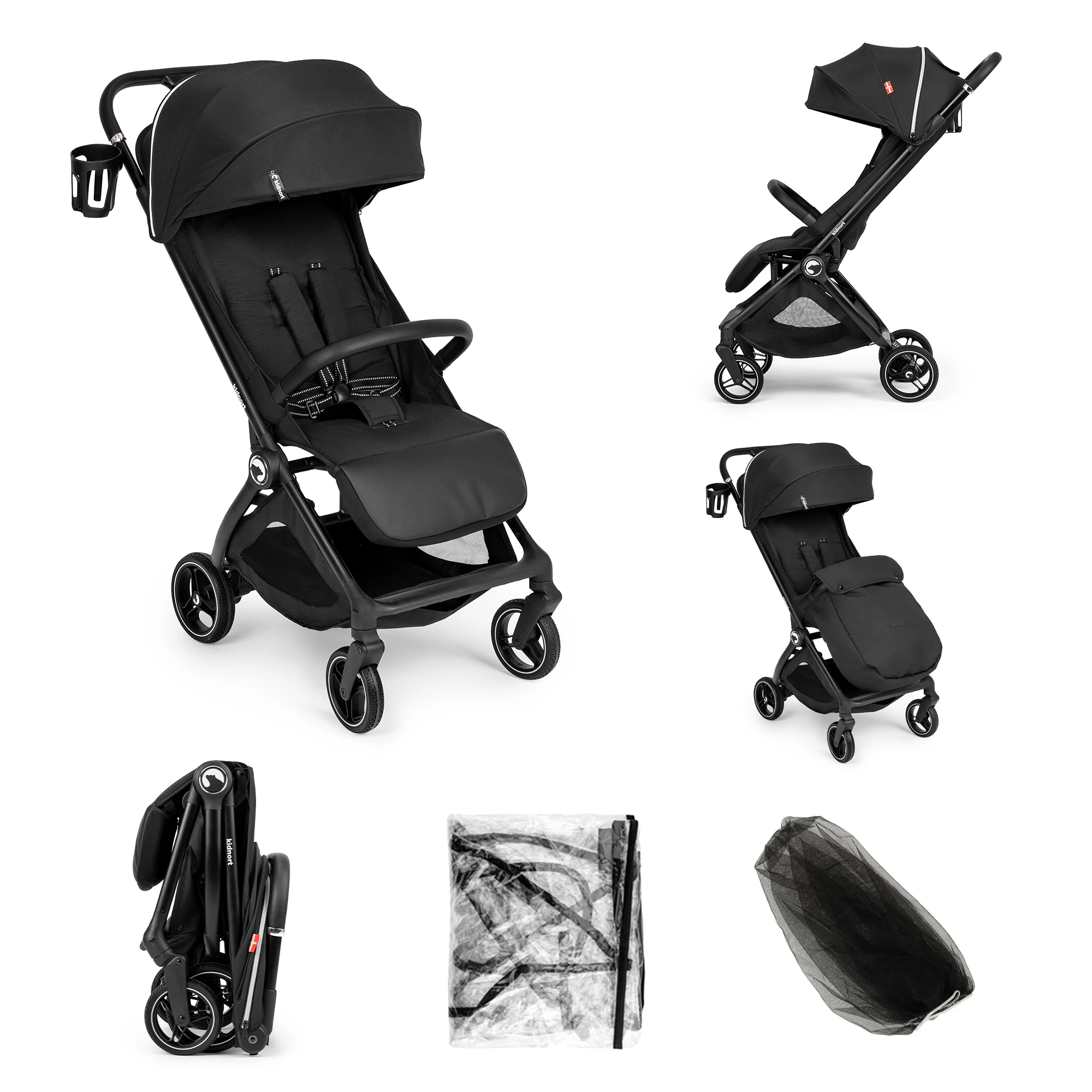 Wózek spacerowy Sjøoter czarny