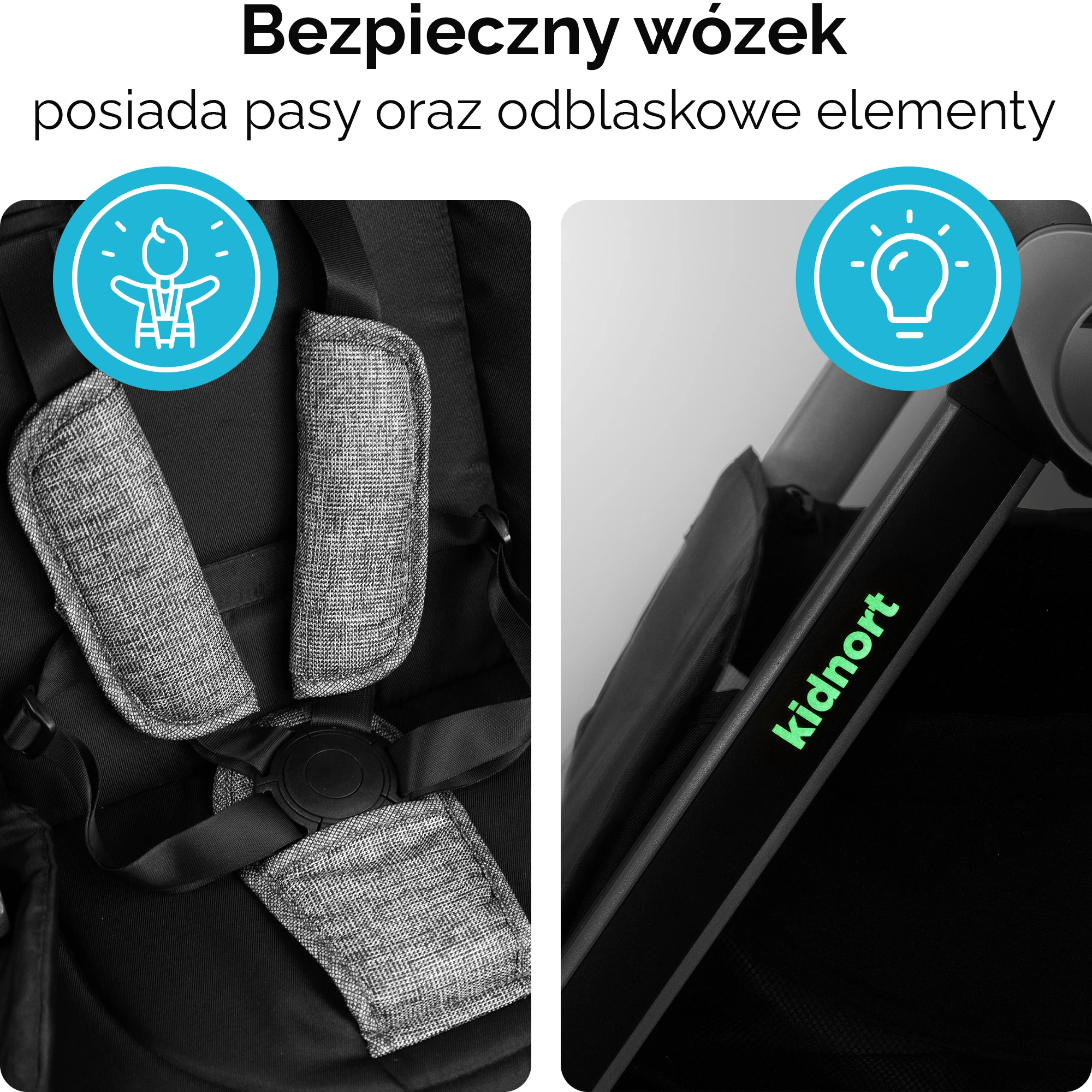8Wózek spacerowy Isbjörn Szary melanż