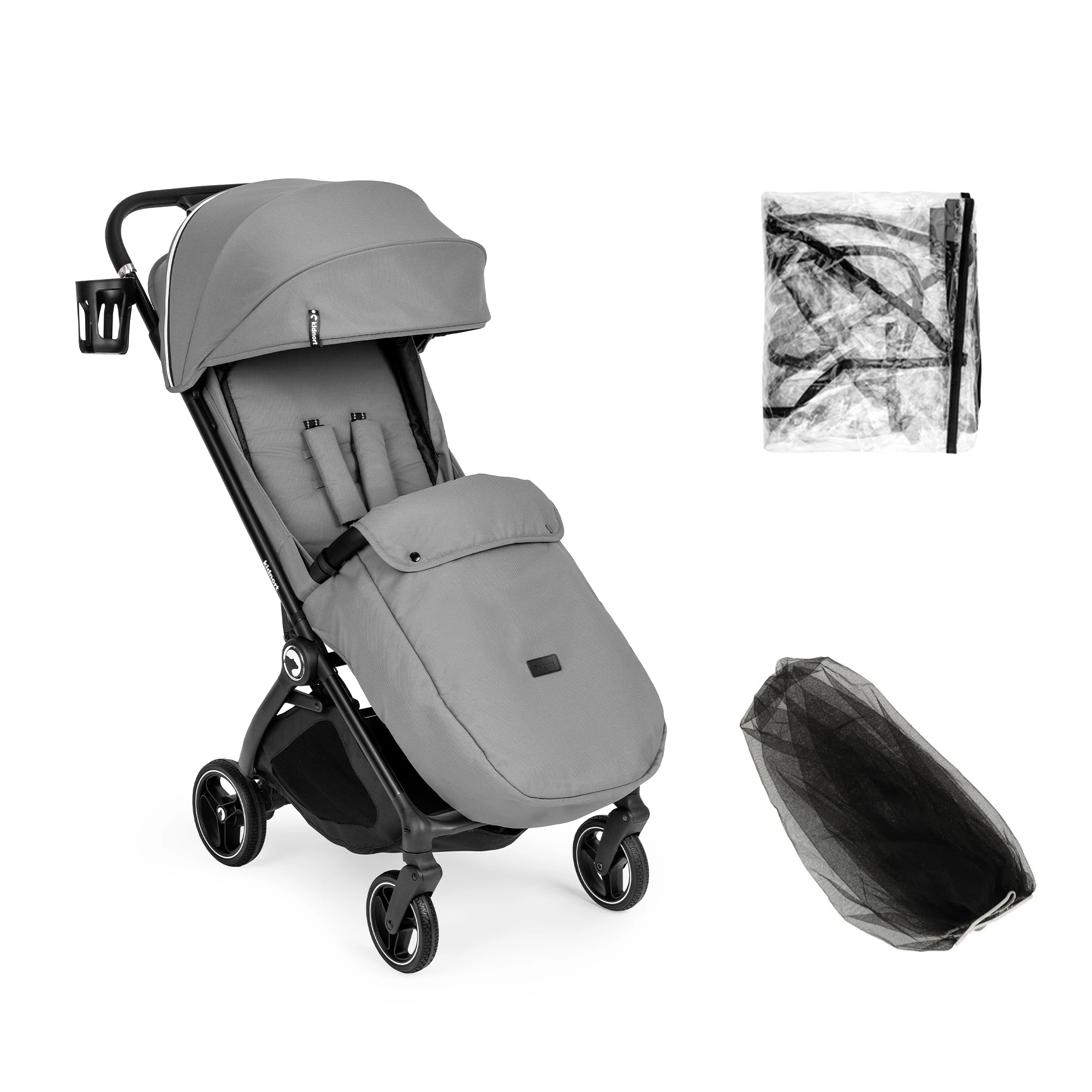 10Wózek spacerowy Sjøoter szary