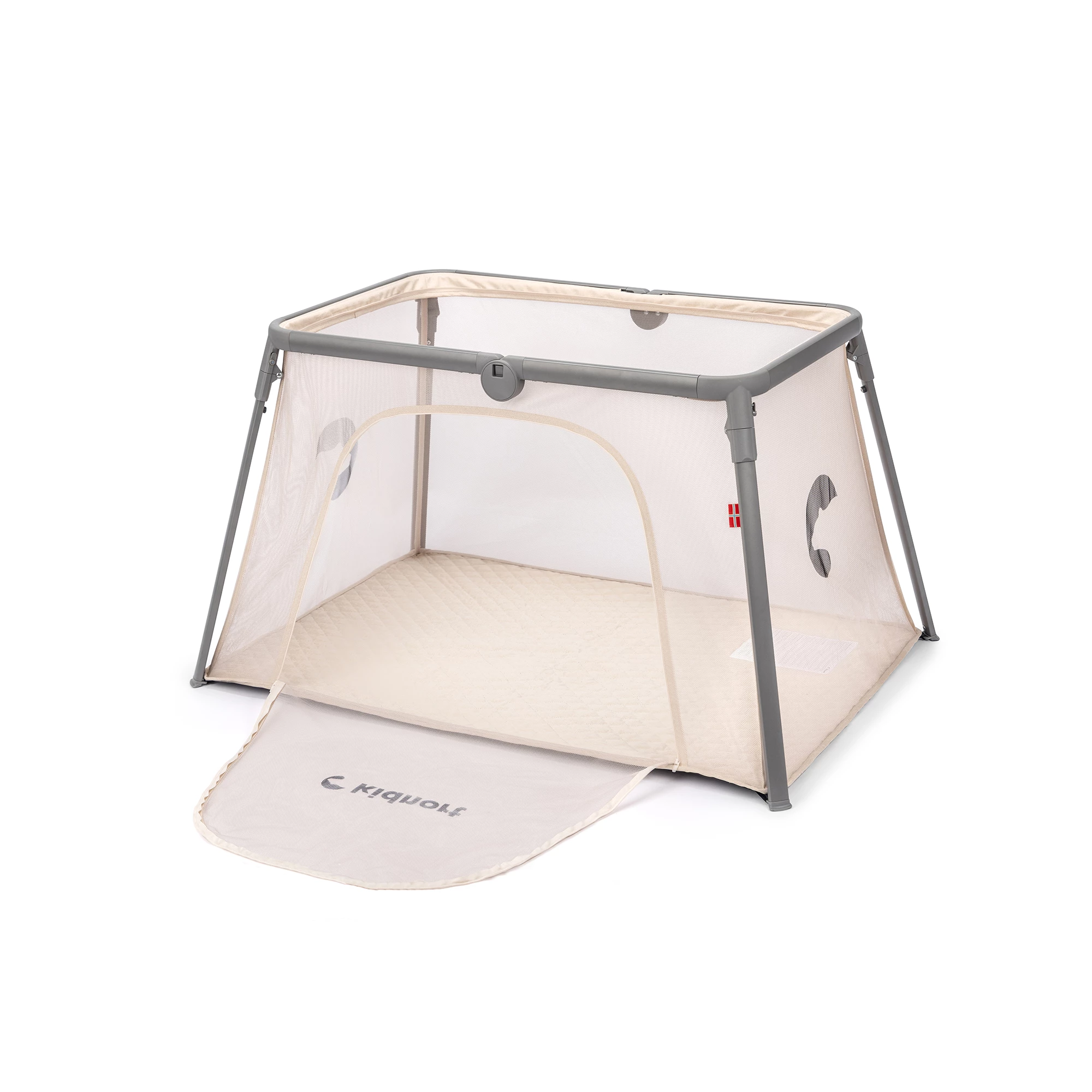 3Łóżeczko turystyczne 2w1 Bleke Unique Beżowe