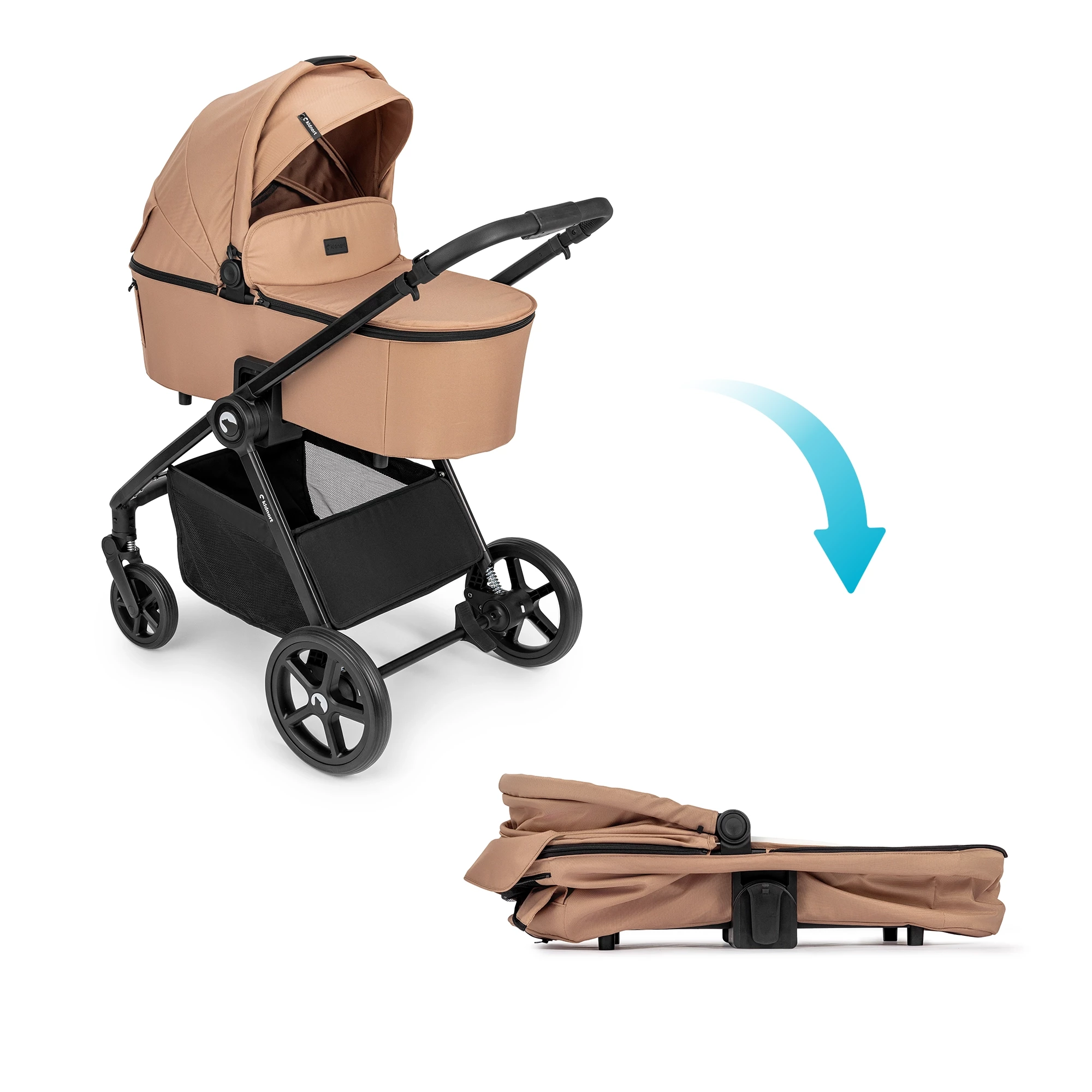 3Wózek wielofunkcyjny 4w1 Älskar Mokka