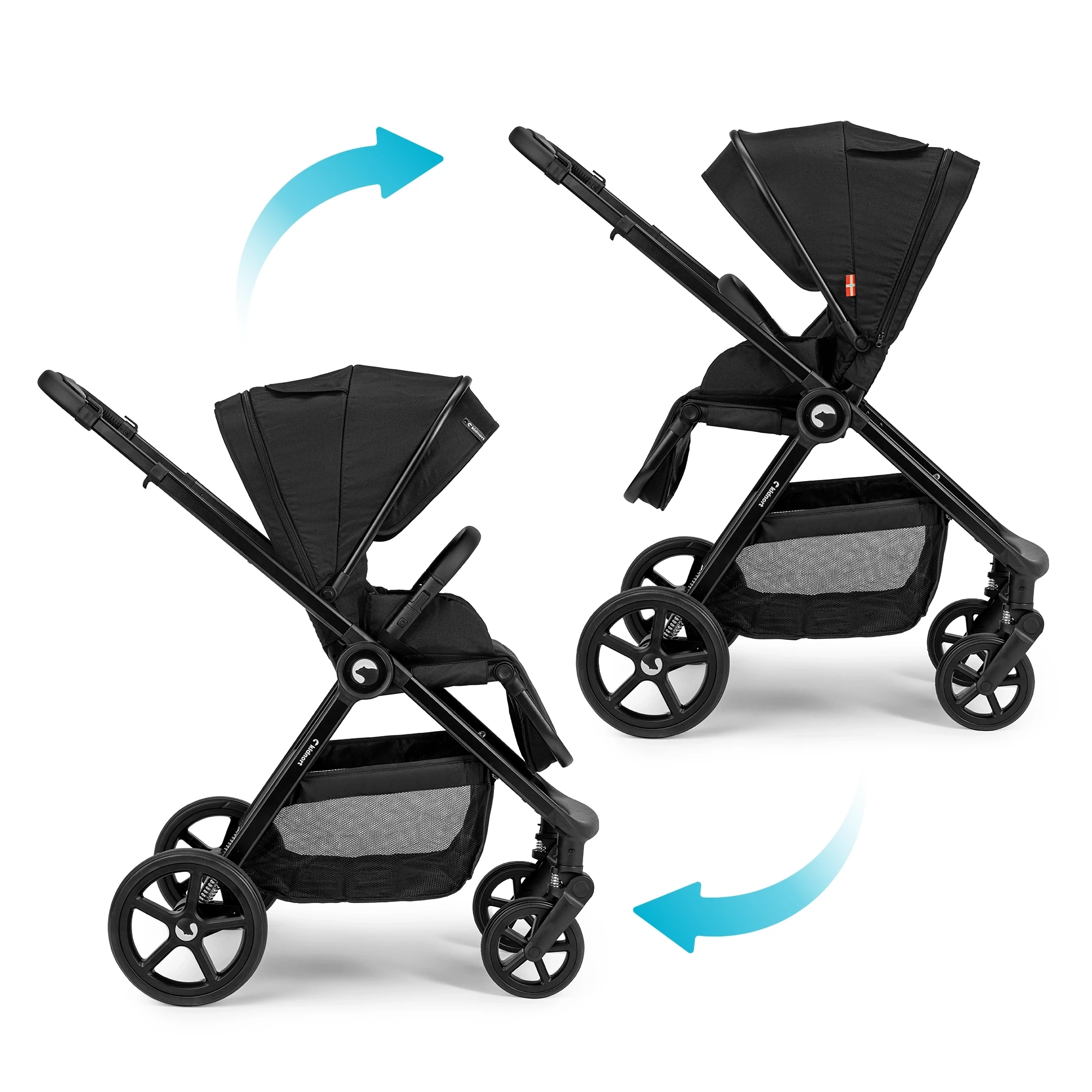 14Wózek wielofunkcyjny 4w1 Älskar Czarny