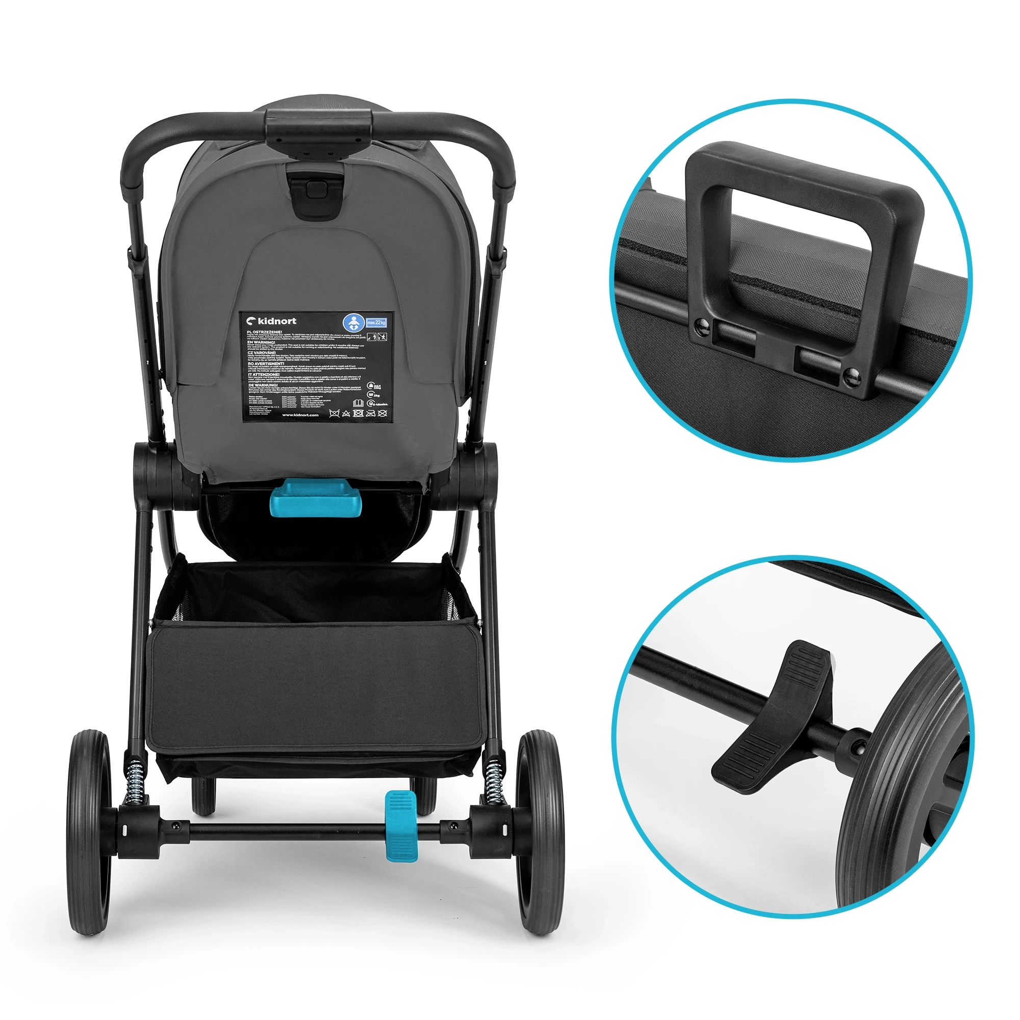 10Wózek spacerowy Älskar Szary