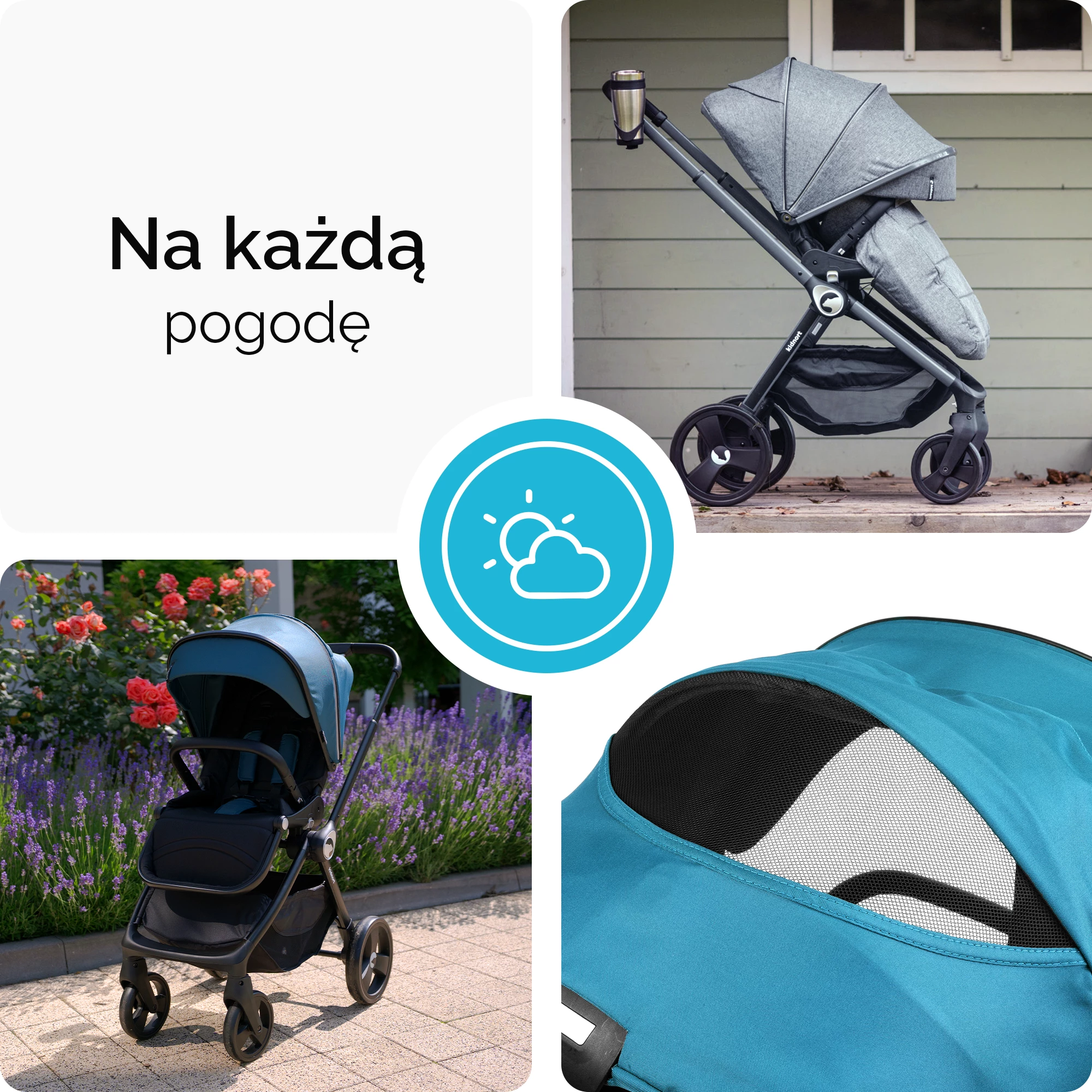 10Wózek spacerowy Isbjörn Niebieski
