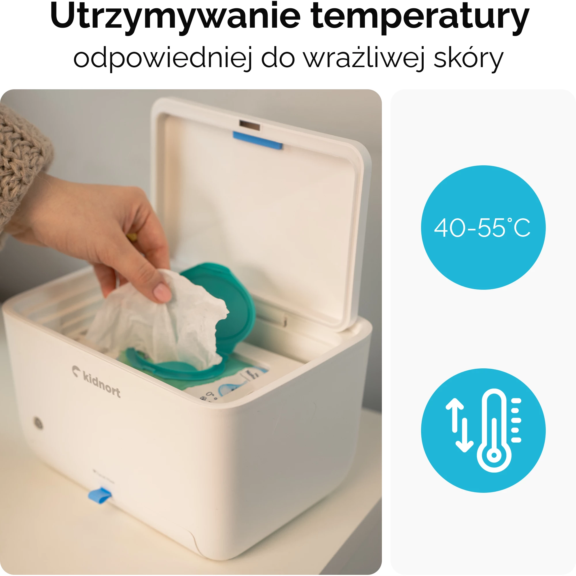 5Podgrzewacz do chusteczek Lykkelig