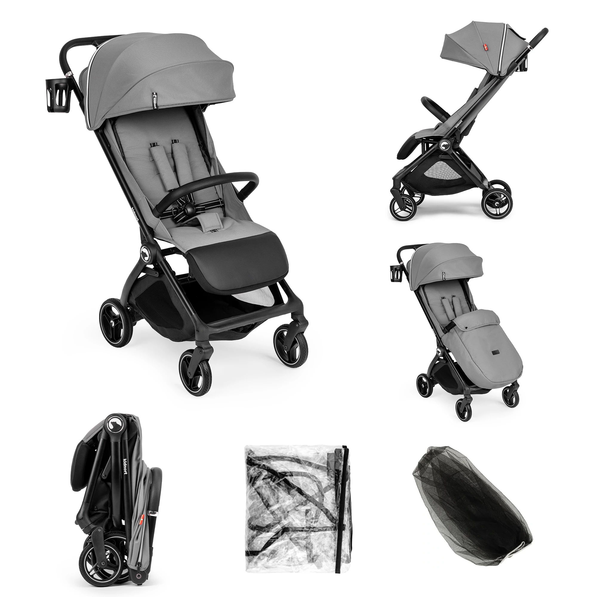 Wózek spacerowy Sjøoter szary