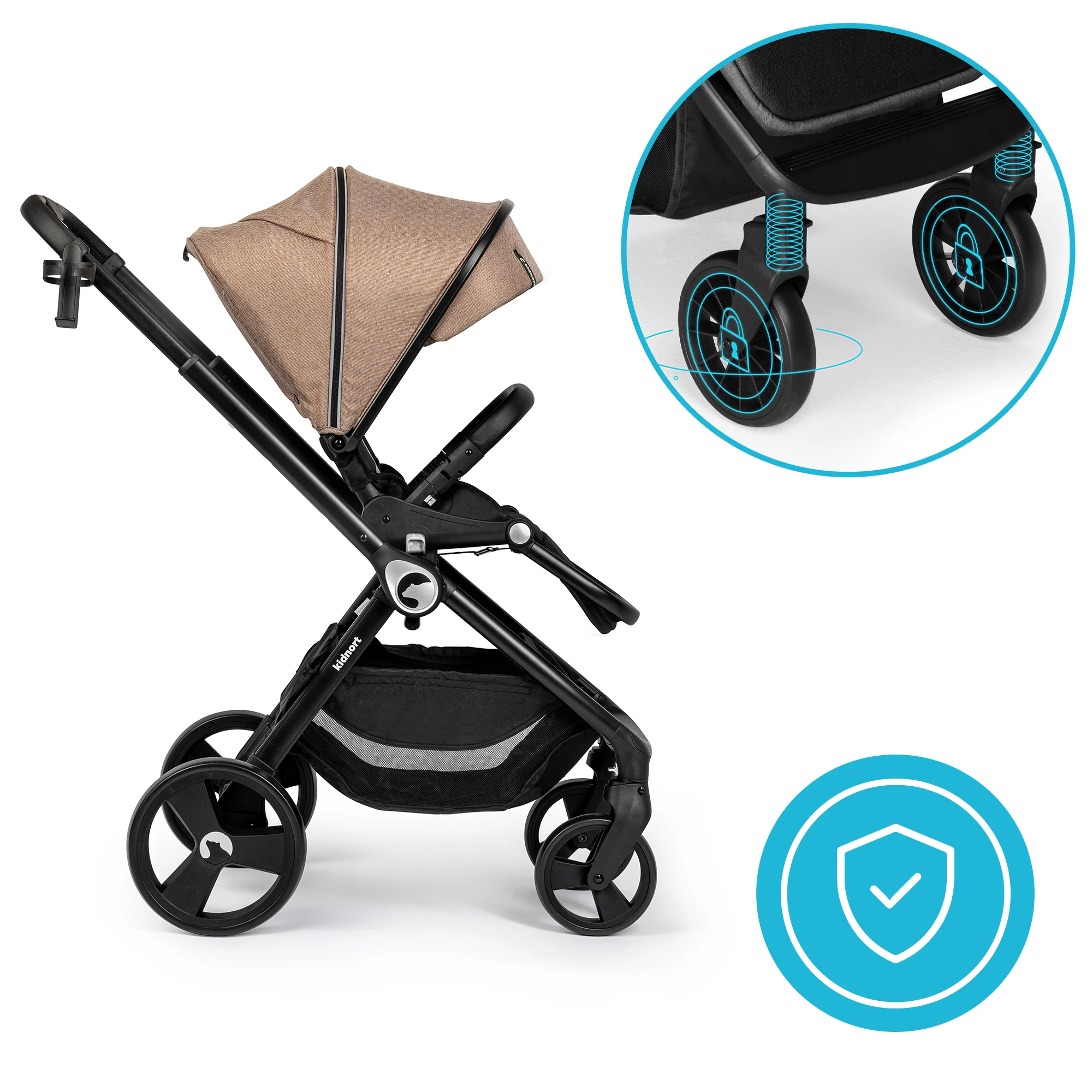 5Wózek spacerowy Isbjörn Mocha Mousse