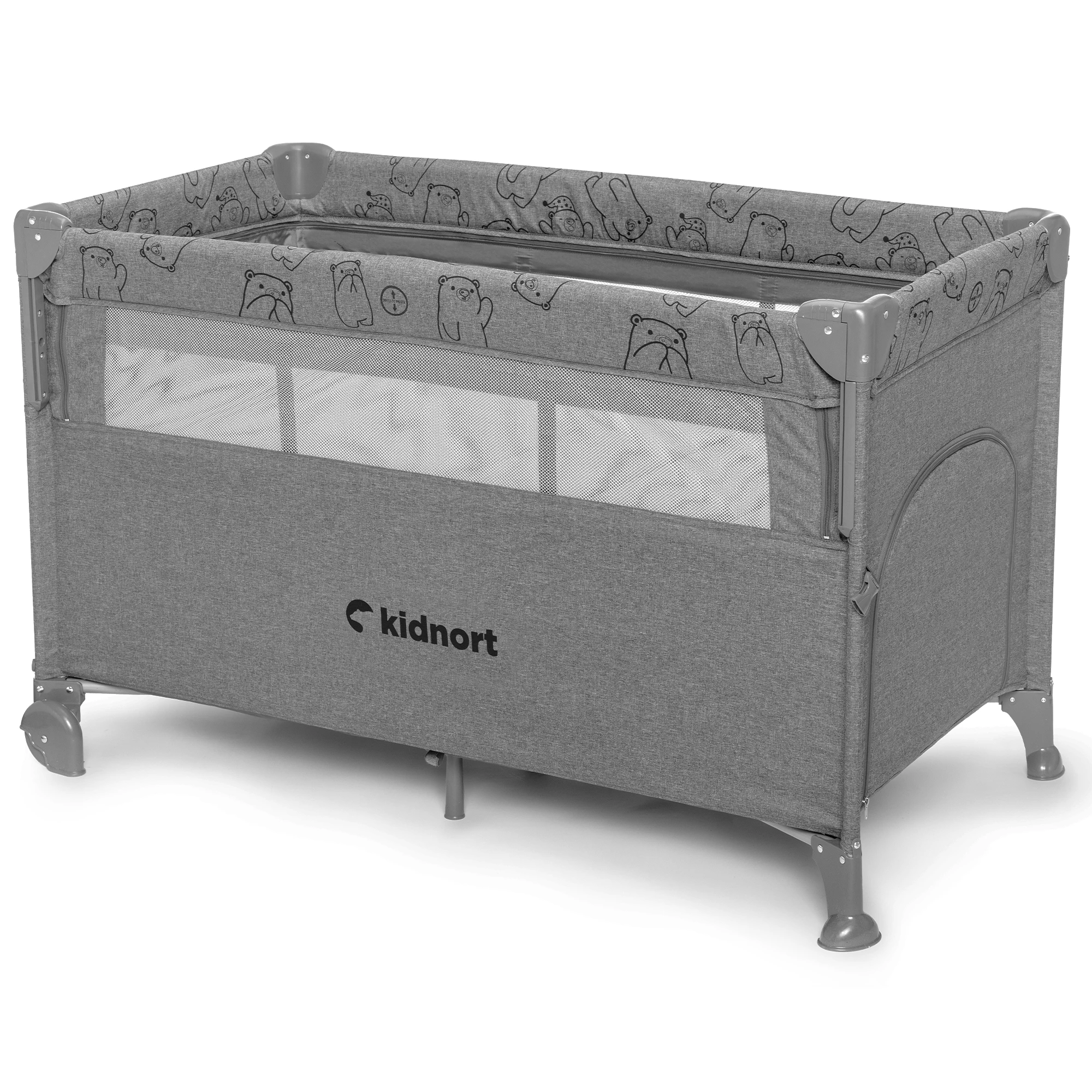 Łóżeczko turystyczne Livsmiljö jasnoszare