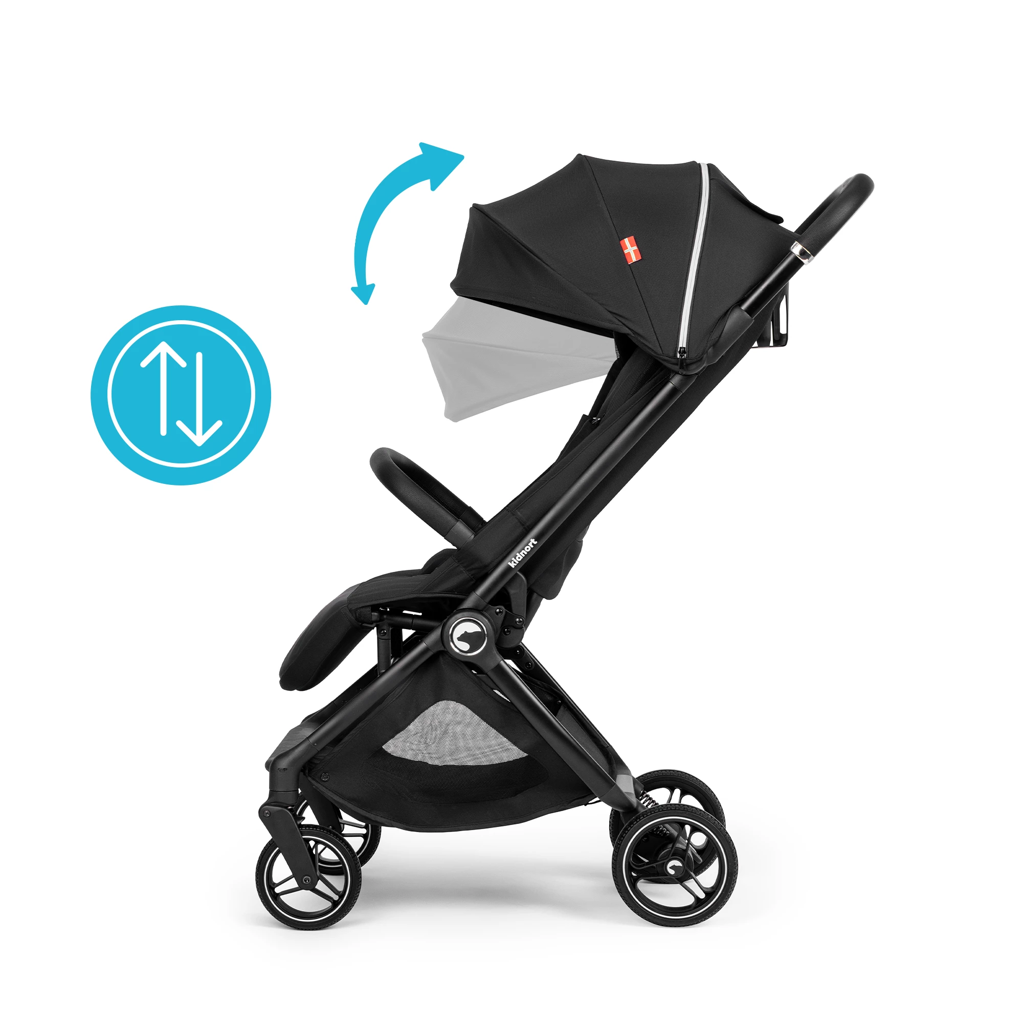 4Wózek spacerowy Sjøoter czarny