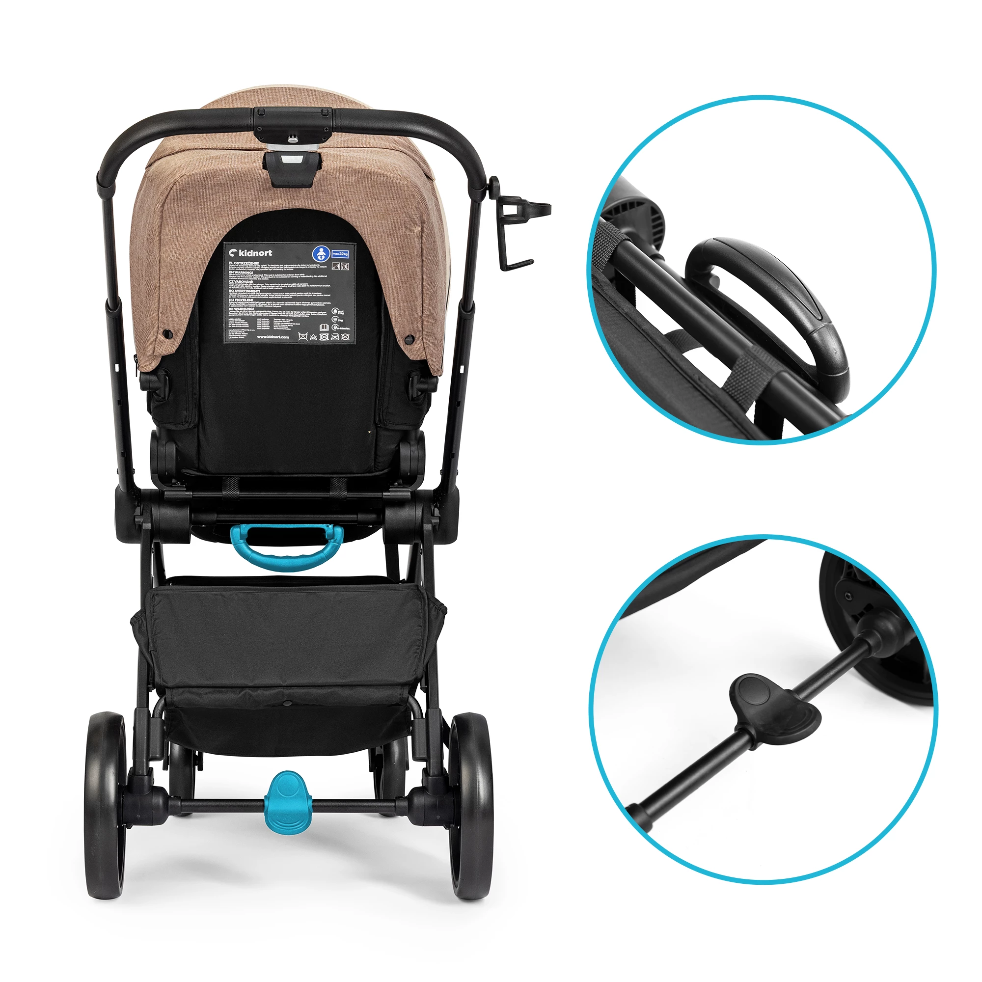 11Wózek spacerowy Isbjörn Mocha Mousse