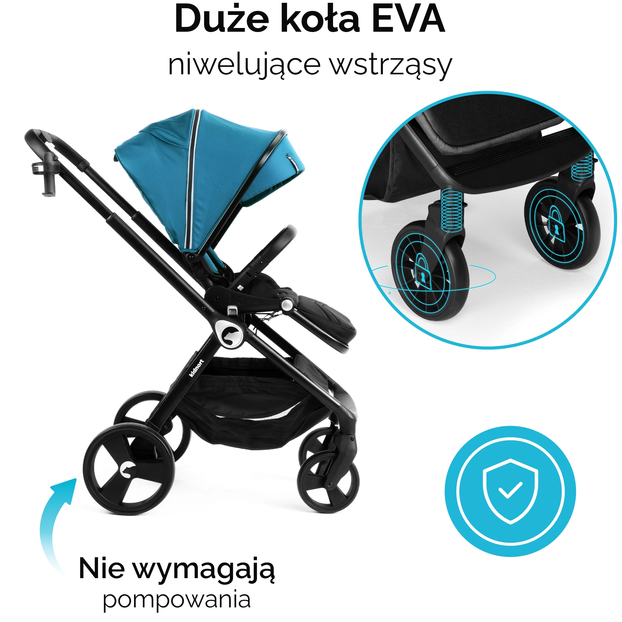 5Wózek spacerowy Isbjörn Niebieski