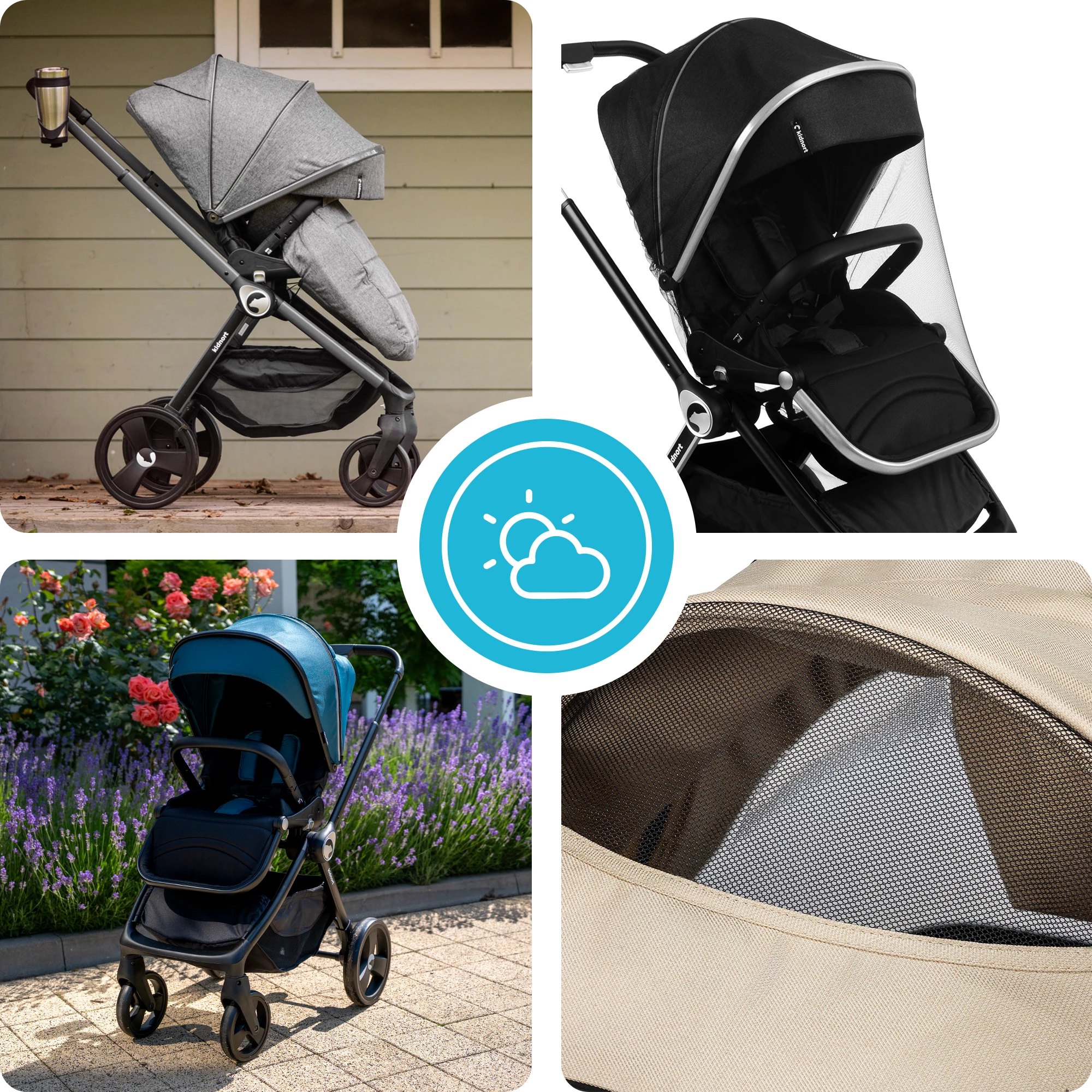 10Wózek spacerowy Isbjörn Summer Sand