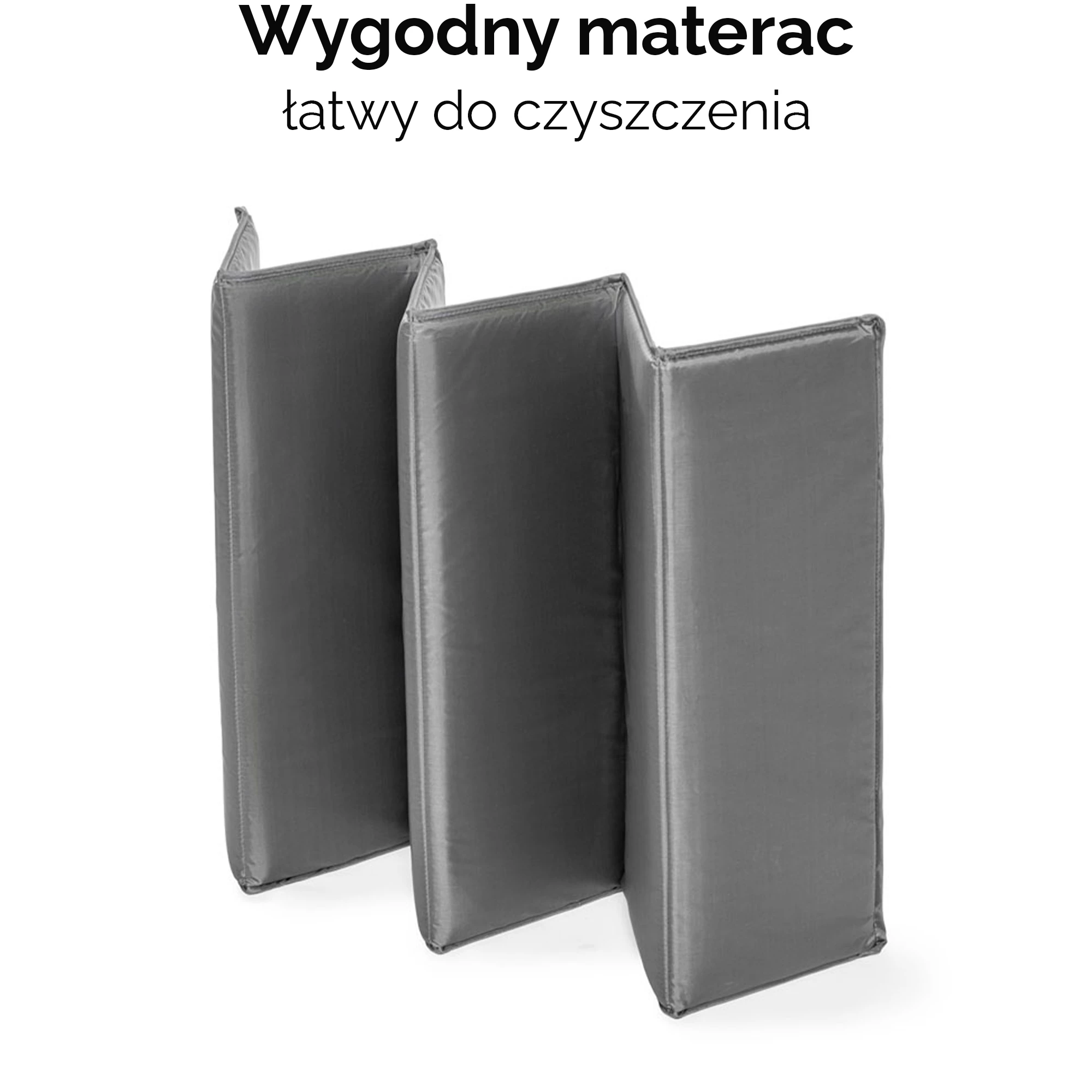 10Łóżeczko turystyczne Grotta jasnoszare