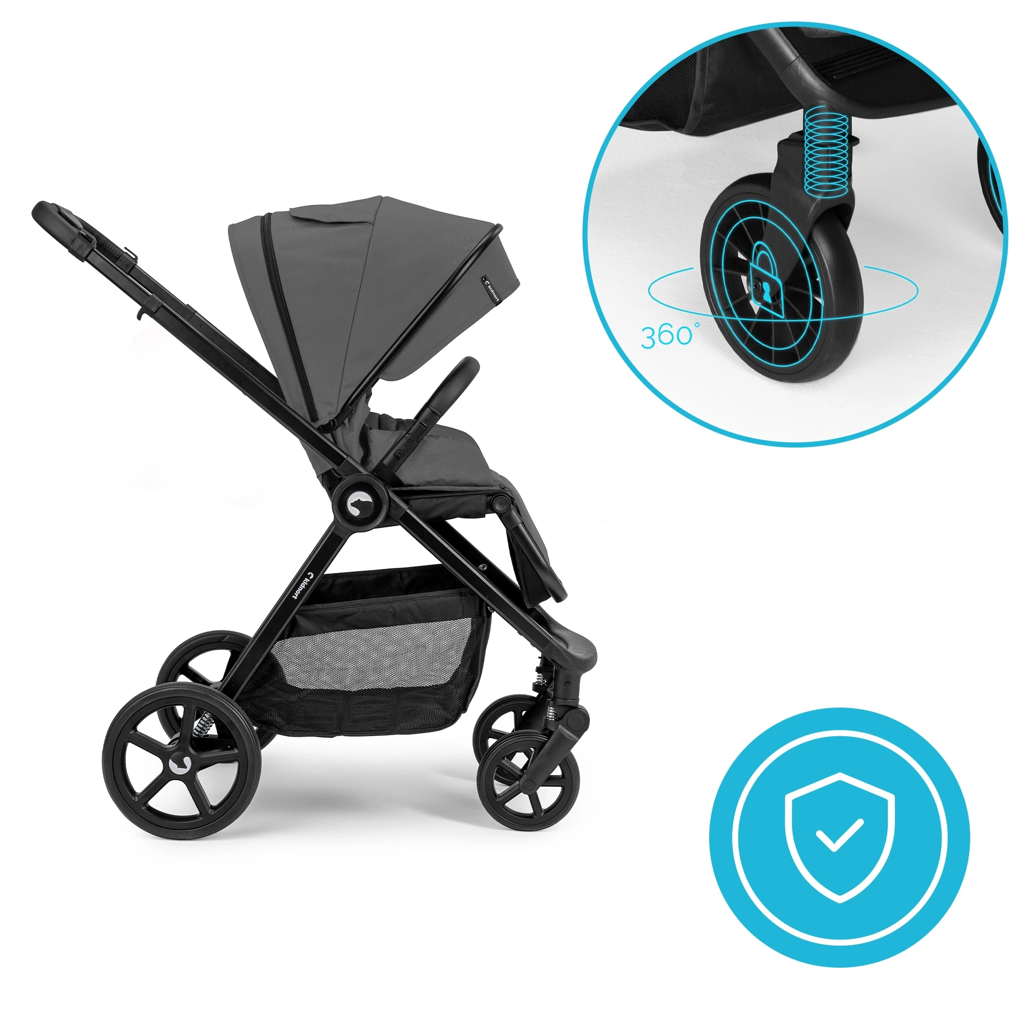 4Wózek spacerowy Älskar Szary