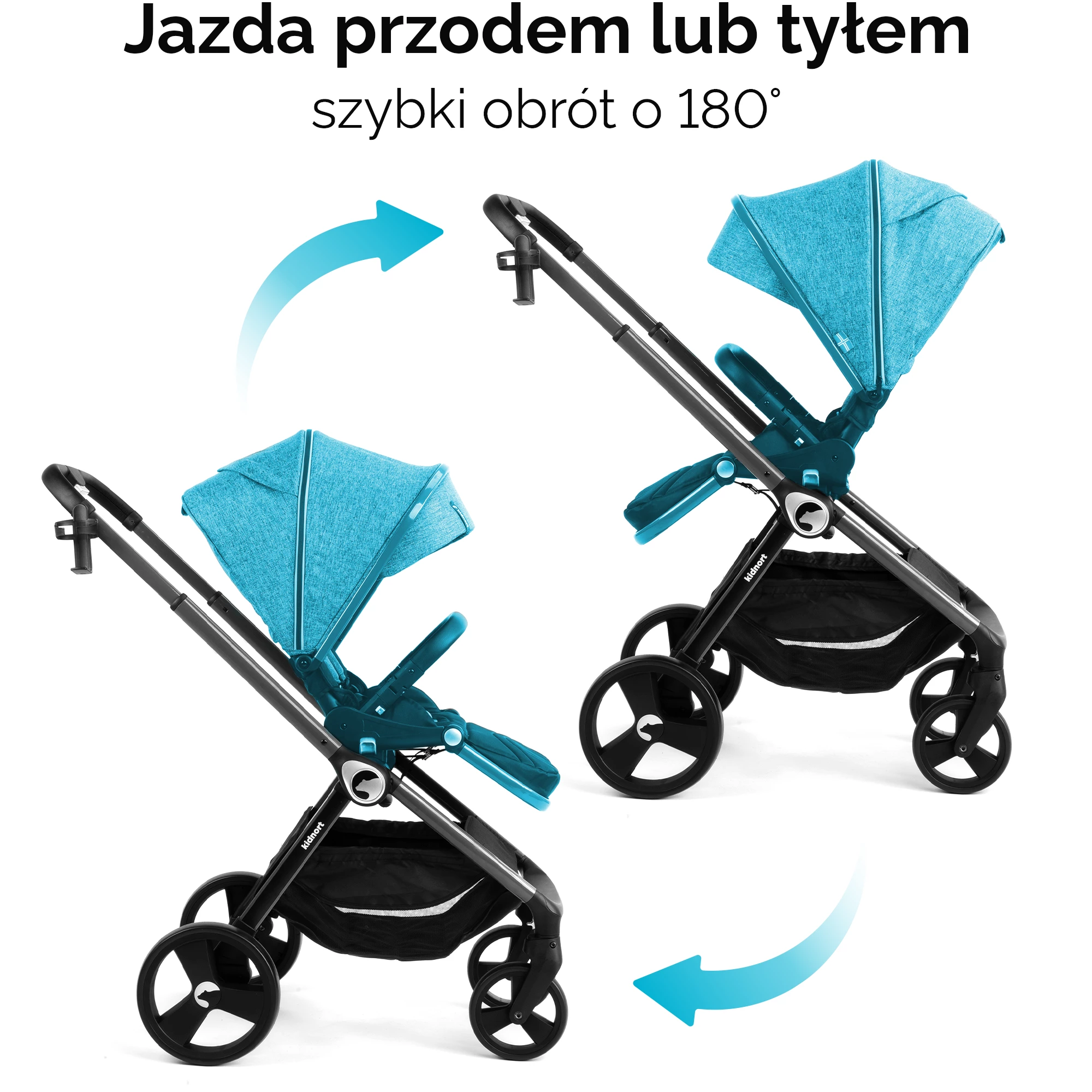3Wózek spacerowy Isbjörn Zielony