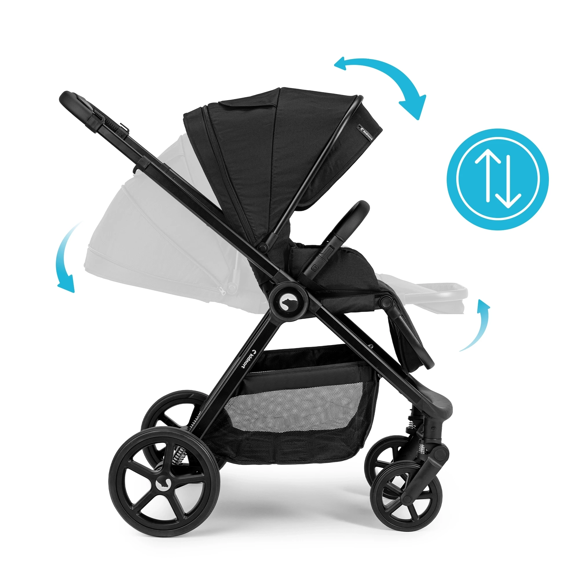 11Wózek wielofunkcyjny 4w1 Älskar Czarny