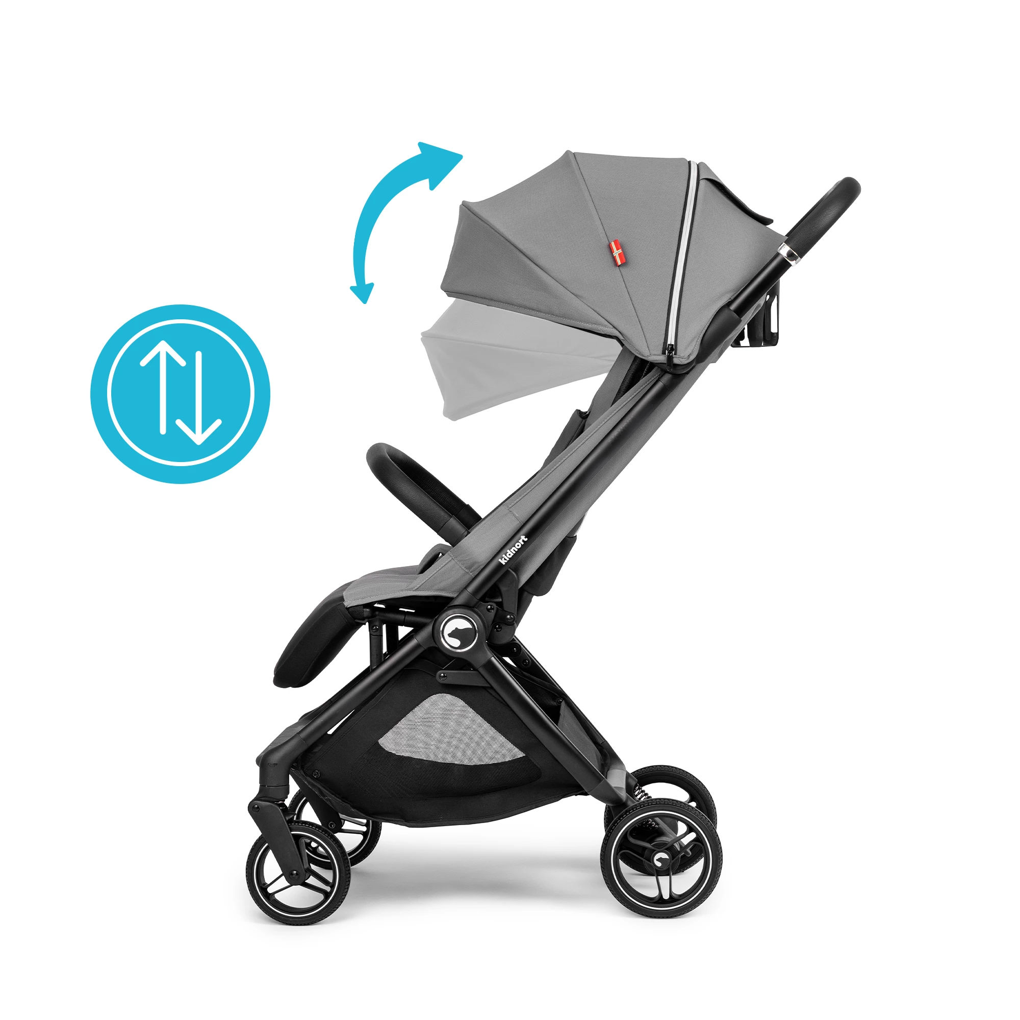 4Wózek spacerowy Sjøoter szary