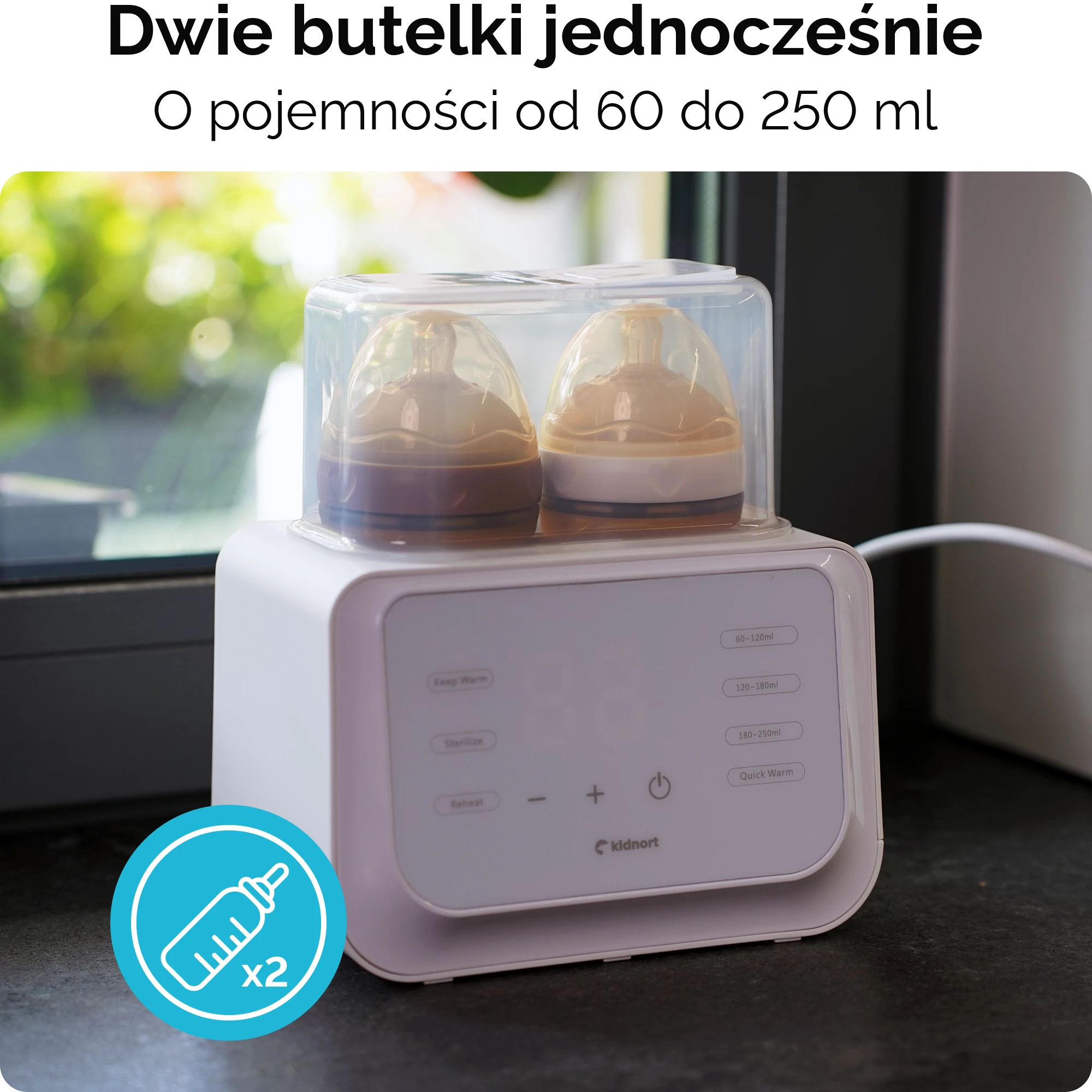 1Podgrzewacz do mleka 4 w 1 Håp