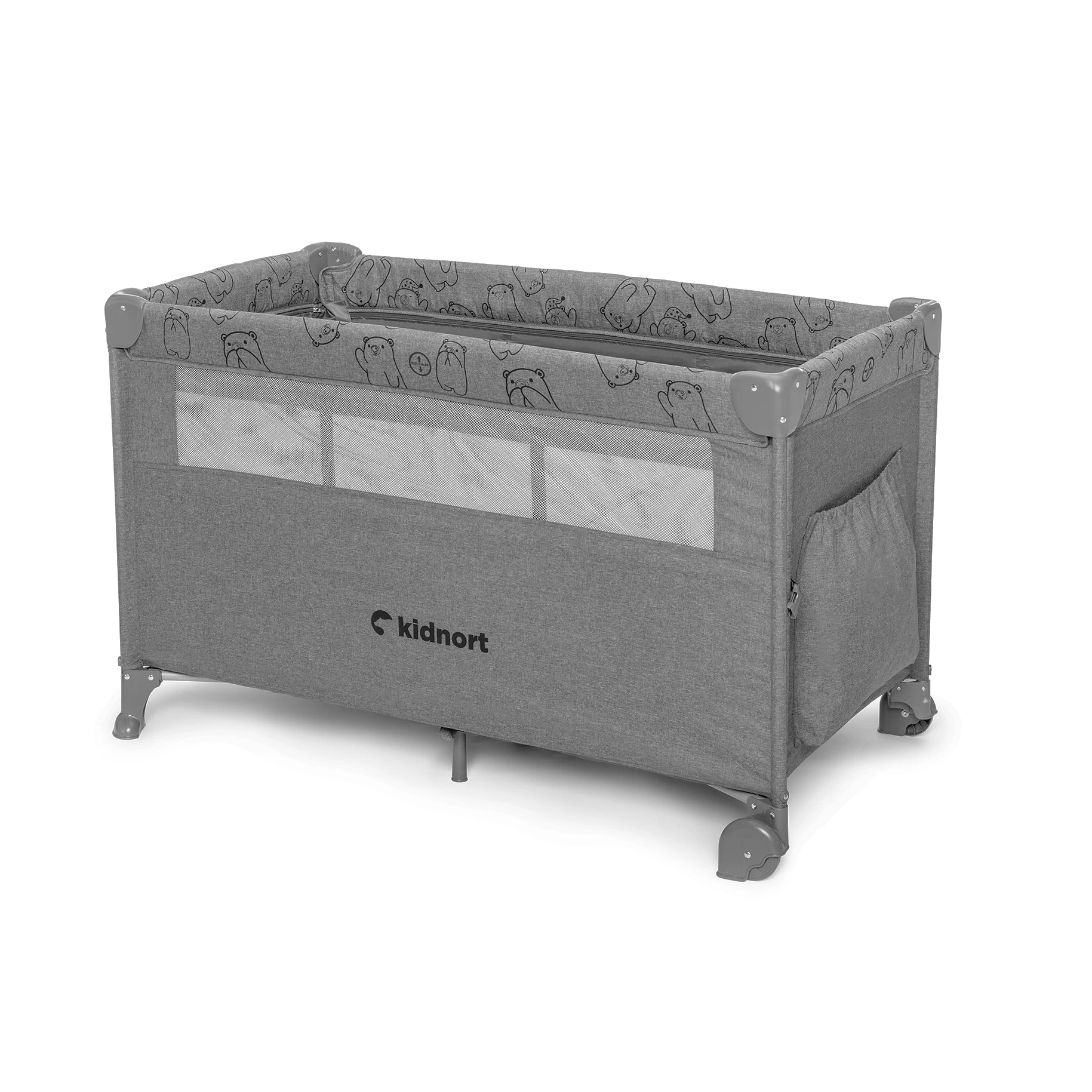 6Łóżeczko turystyczne Stugan jasnoszare