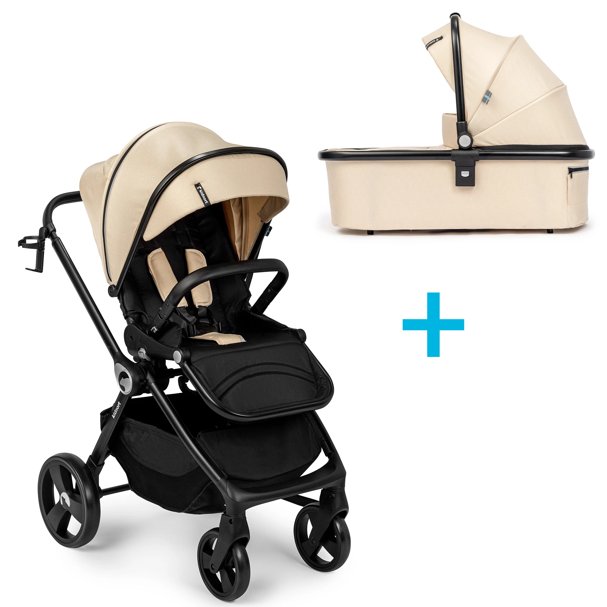 3Wózek wielofunkcyjny 2w1 Isbjörn x Sove Summer Sand