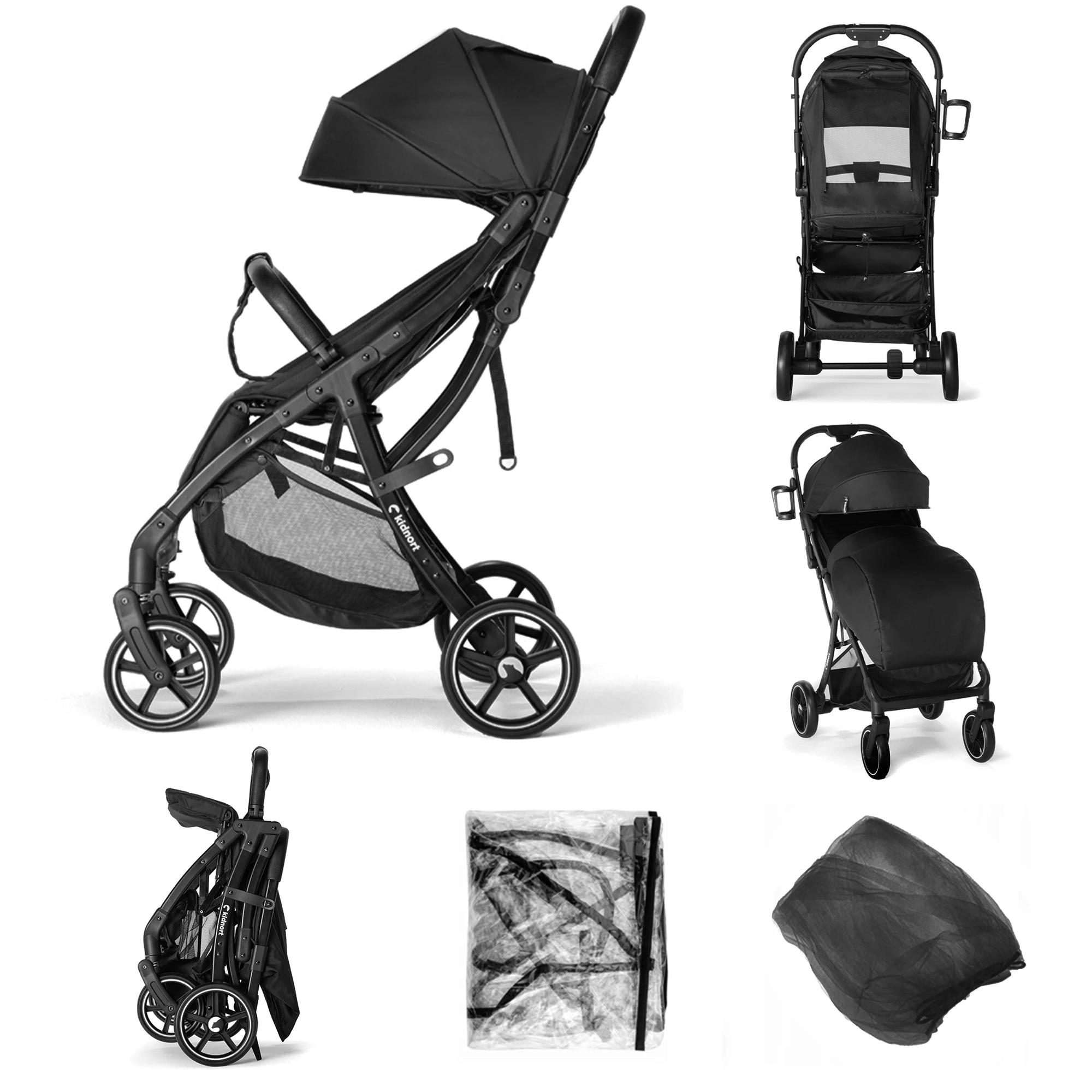 Wózek spacerowy Fjällräv Czarny