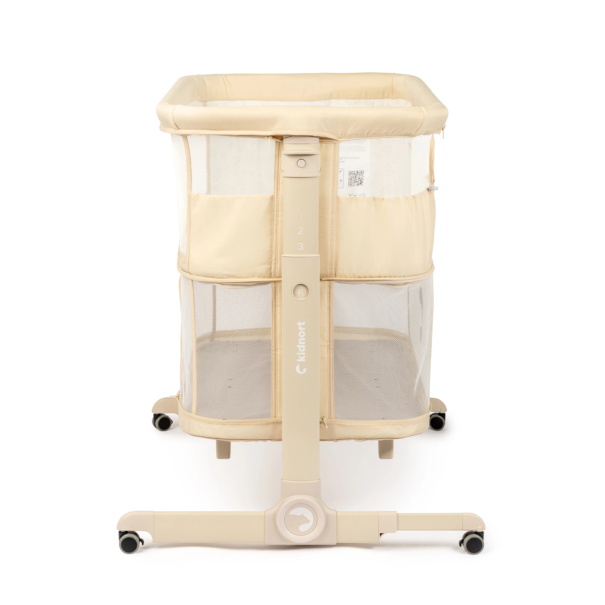 3Łóżeczko wielofunkcyjne, dostawne, 3w1 Snäckskal Unique Beżowe