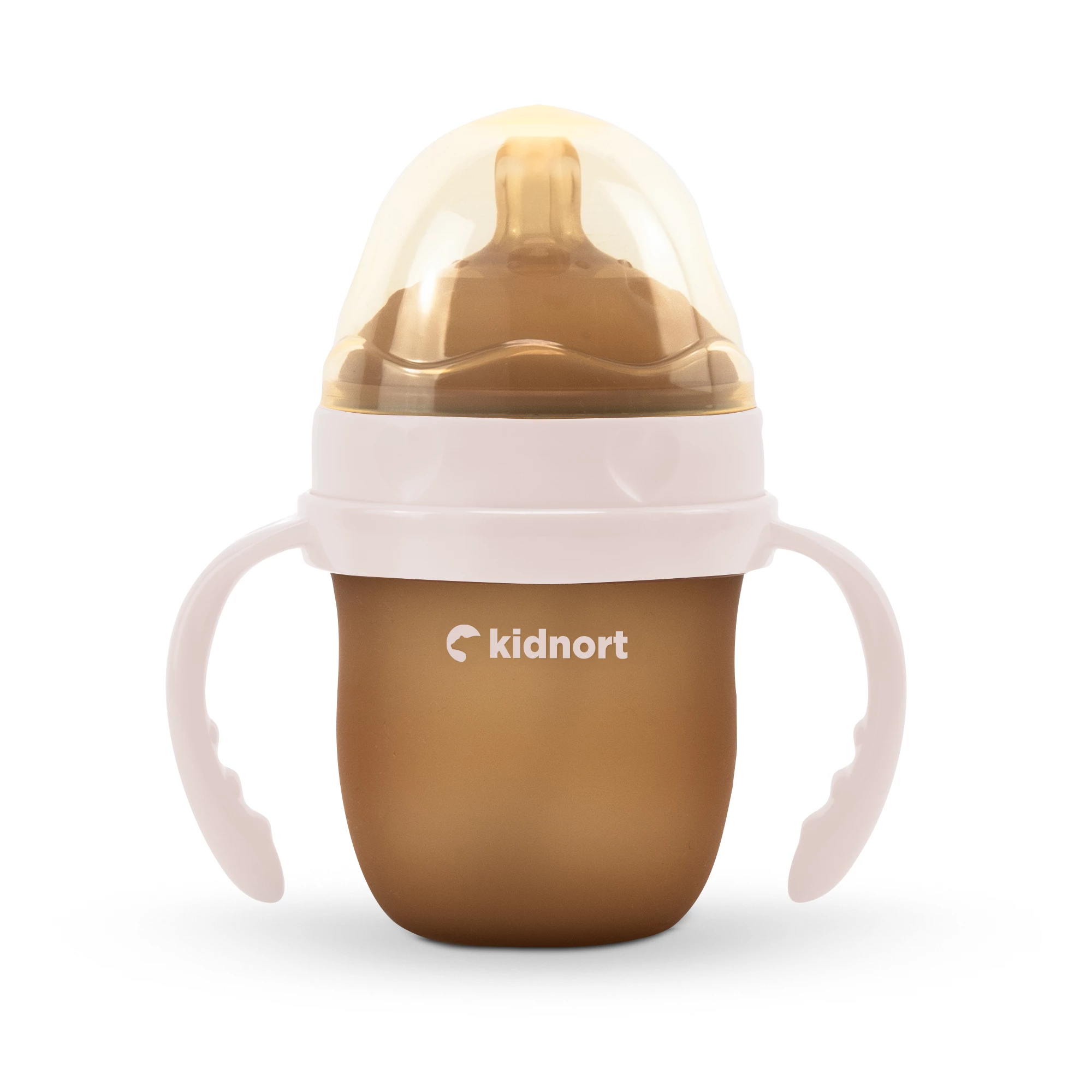 0Silikonowa butelka do karmienia Eple 150ml różowa, od 0 do 3M+