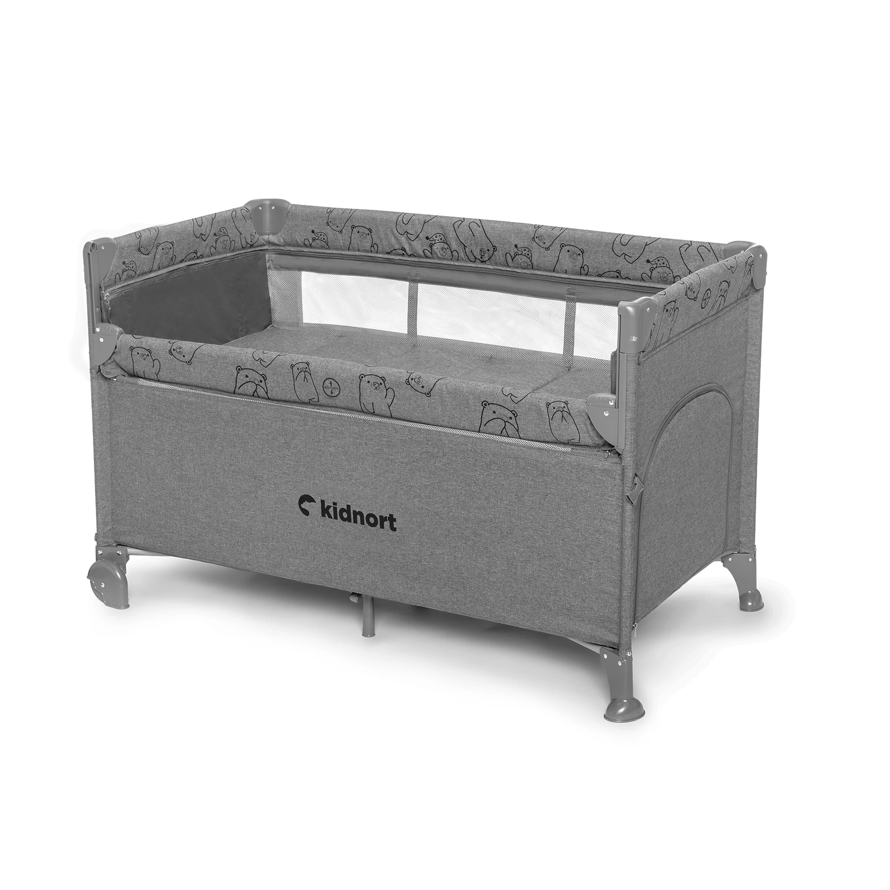 2Łóżeczko turystyczne Stugan jasnoszare