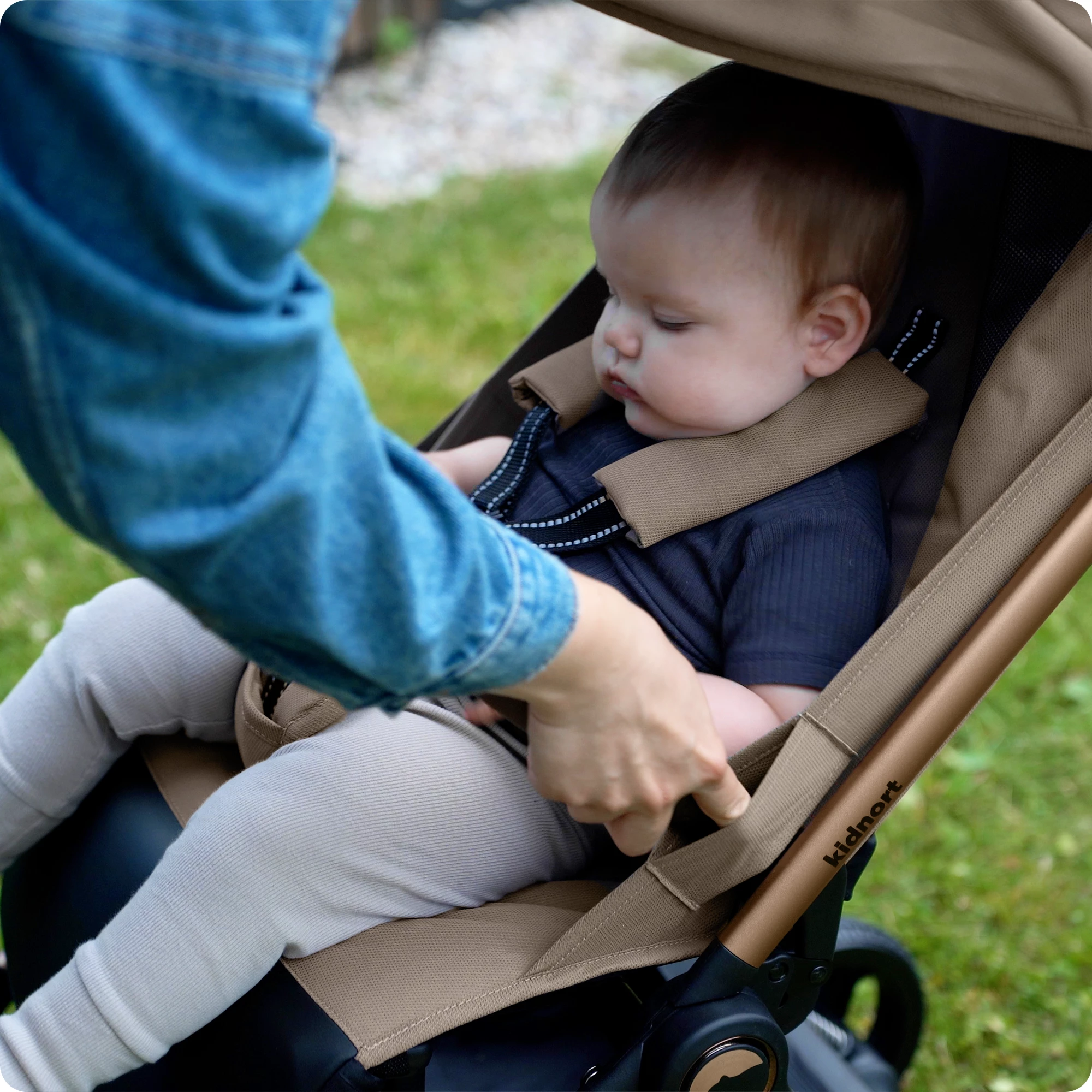 1Wózek spacerowy Sjøoter czarny