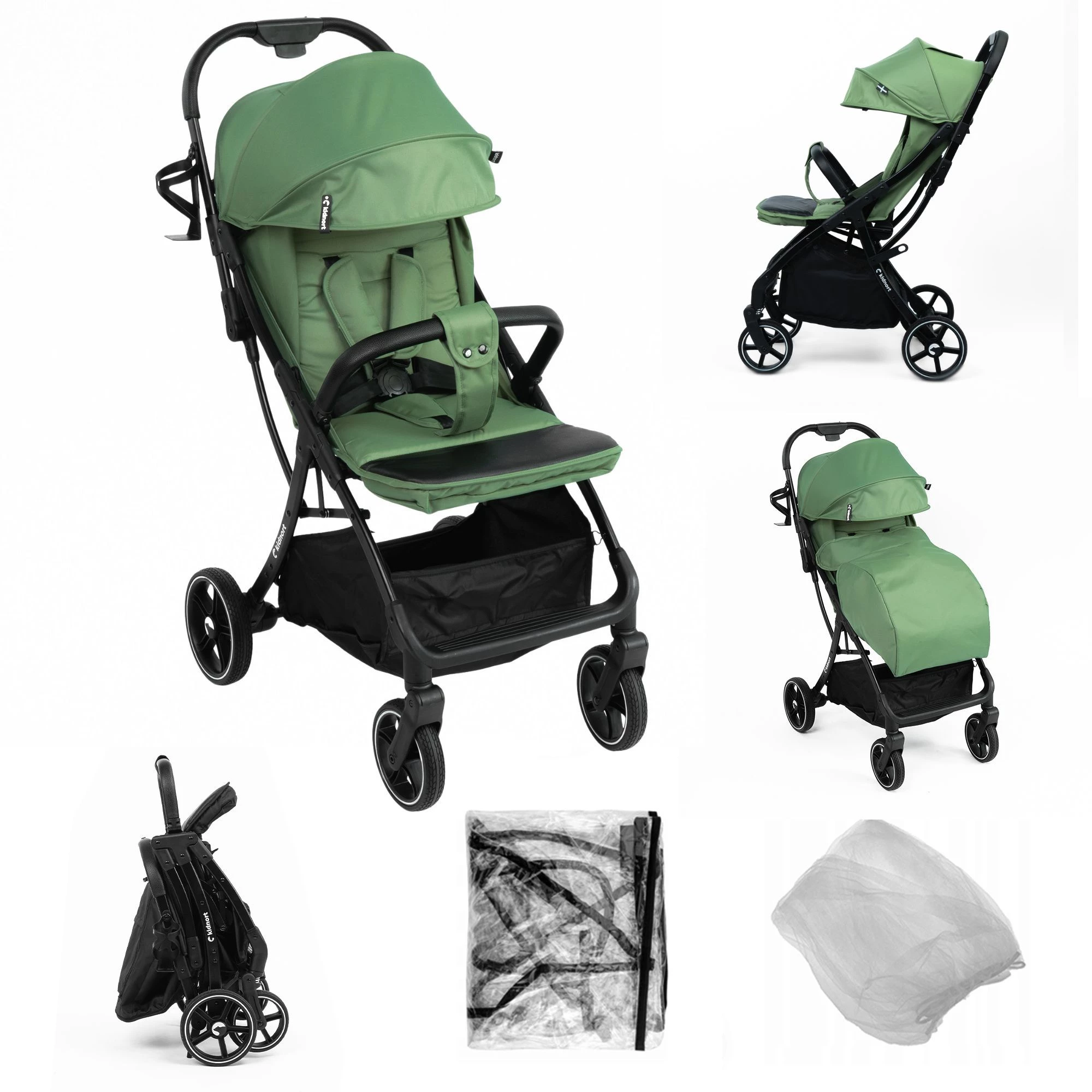 Wózek spacerowy Fjällräv Zielony