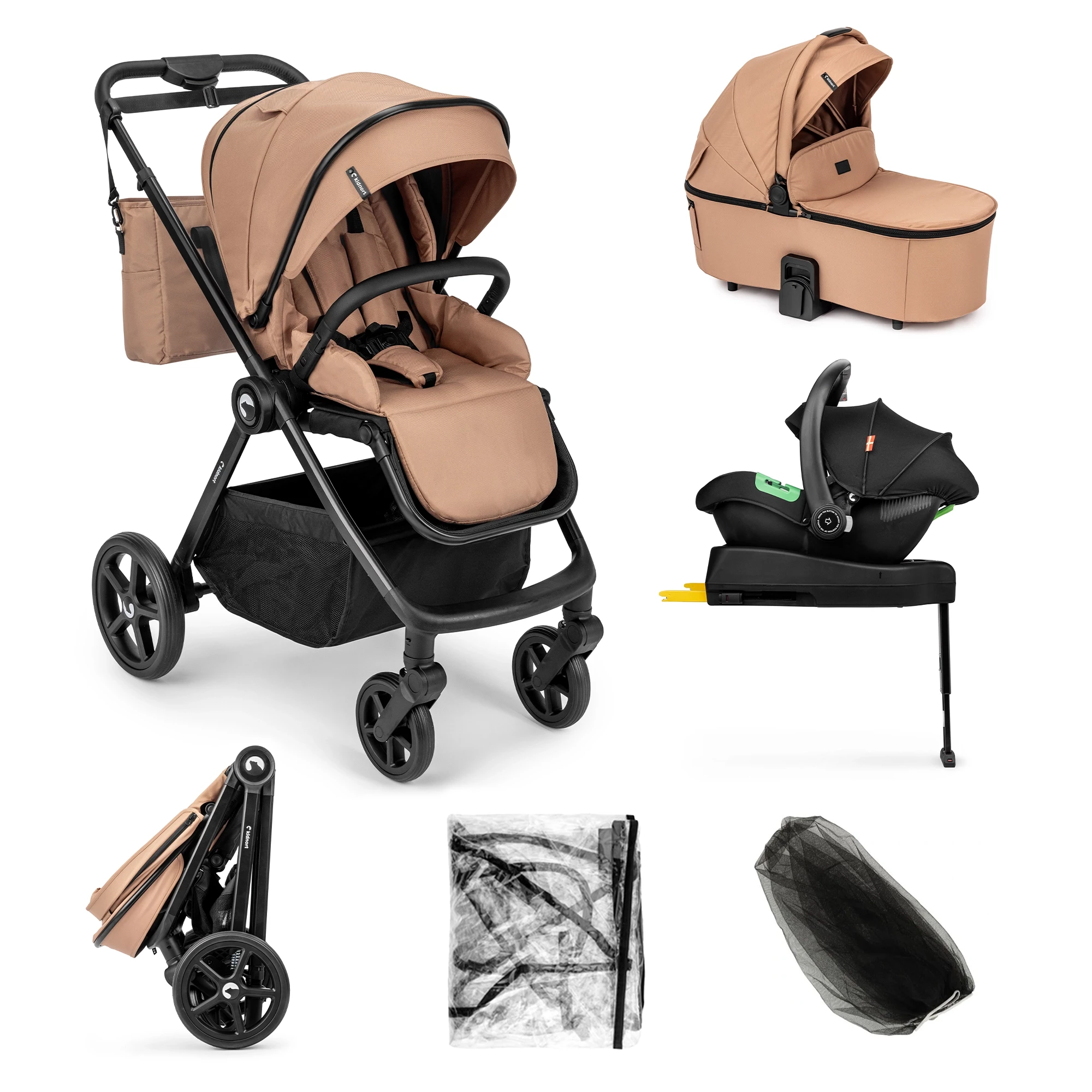 0Wózek wielofunkcyjny 4w1 Älskar Mokka