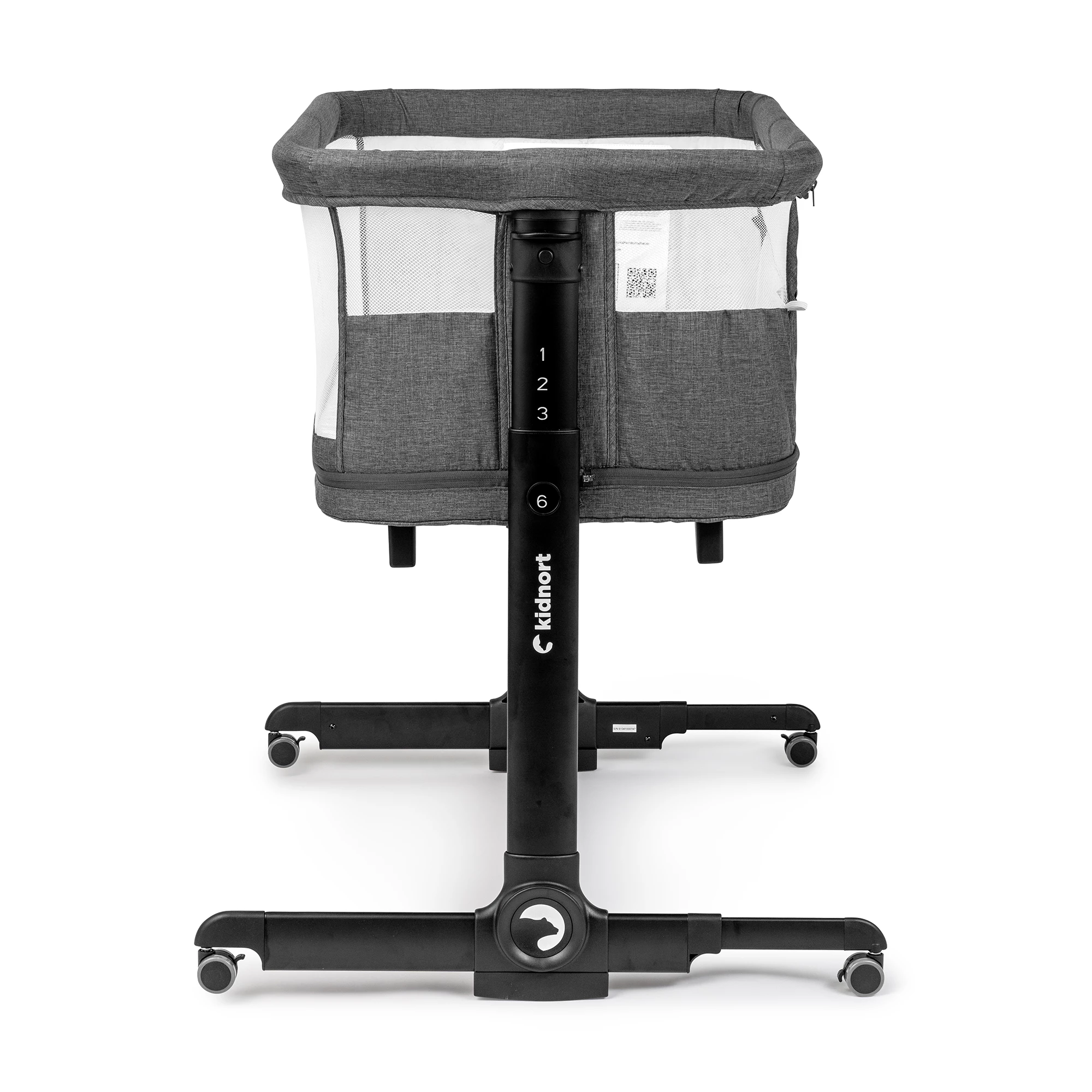 3Łóżeczko wielofunkcyjne, dostawne, 3w1 Snäckskal Unique Czarne