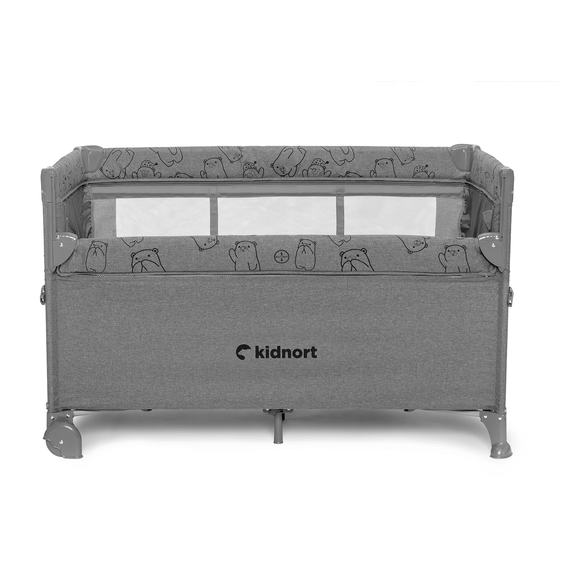 7Łóżeczko turystyczne Stugan jasnoszare