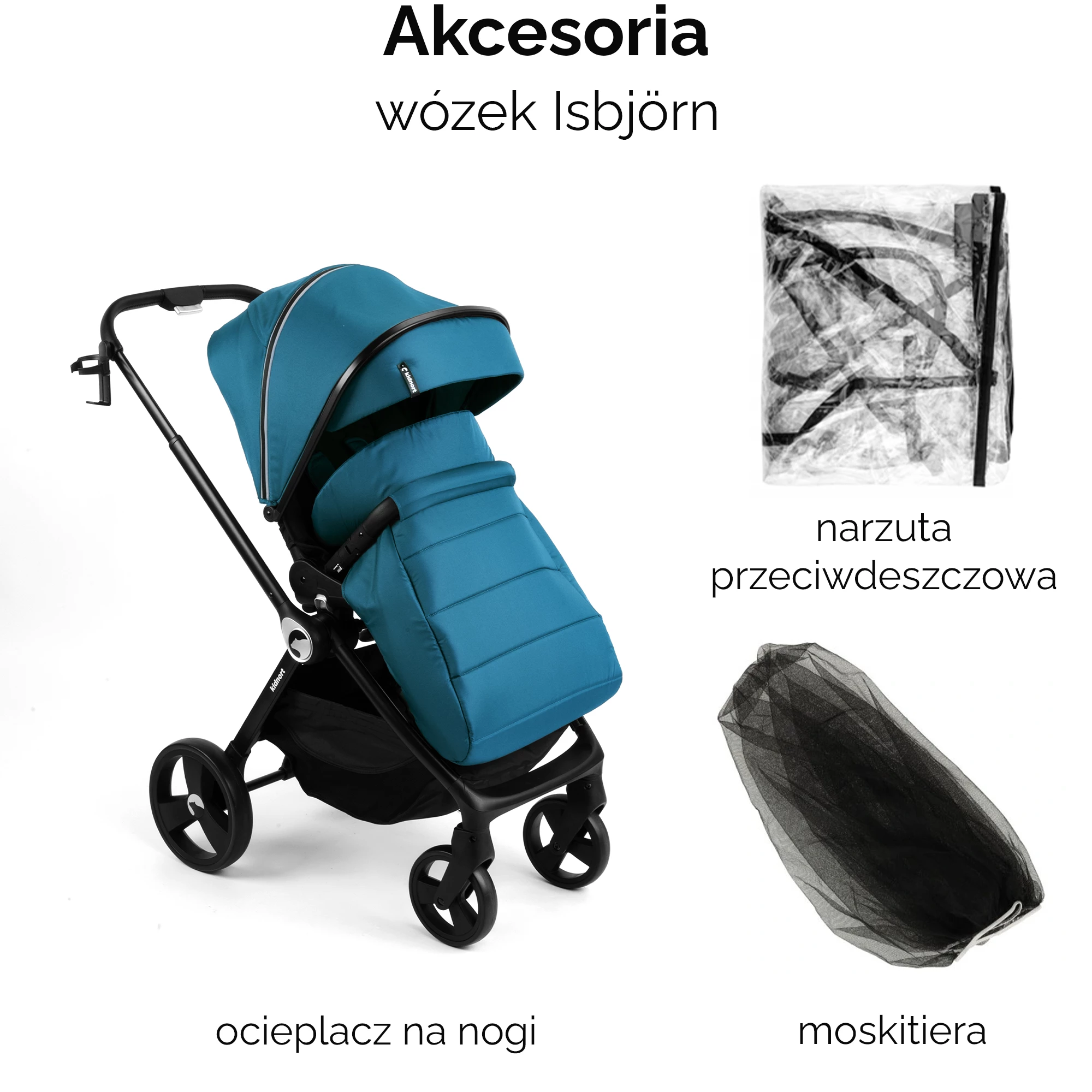 13Wózek spacerowy Isbjörn Niebieski