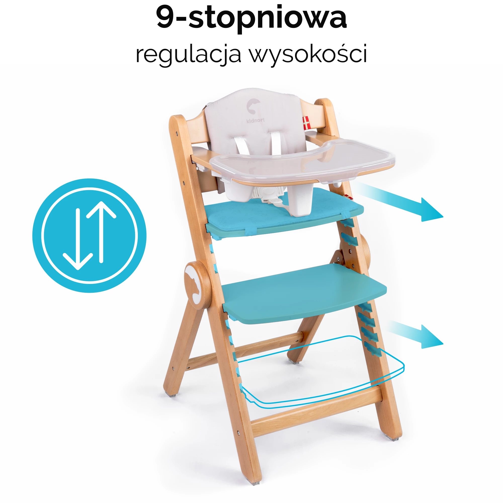 6Krzesełko do karmienia Drömmer Unique Dusty Brown - Brązowy