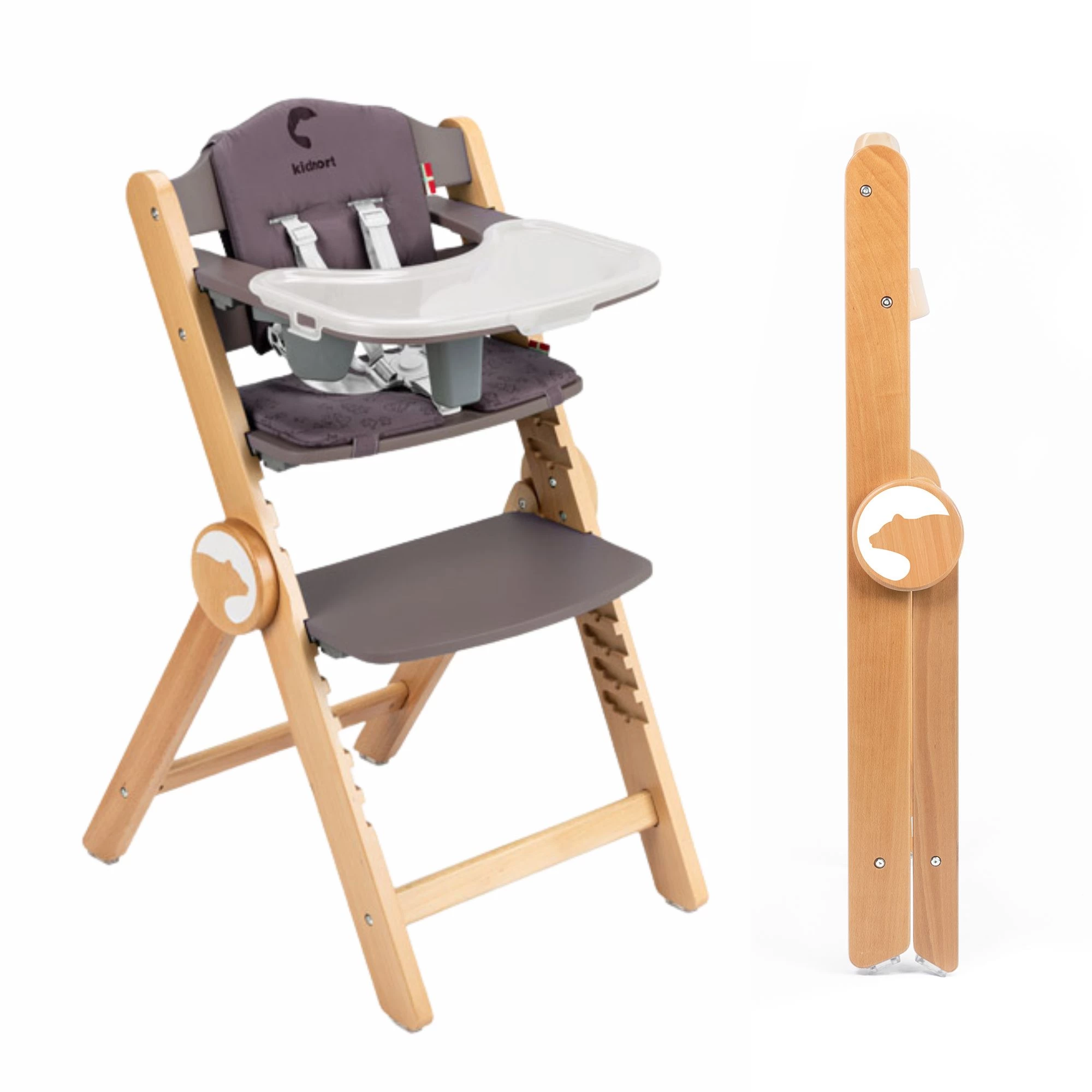 Krzesełko do karmienia Drömmer Unique Dusty Brown - Brązowy