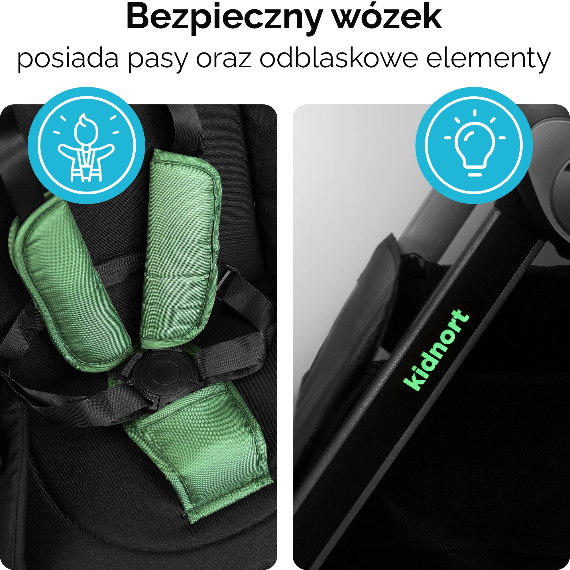 8Wózek spacerowy Isbjörn Zielony