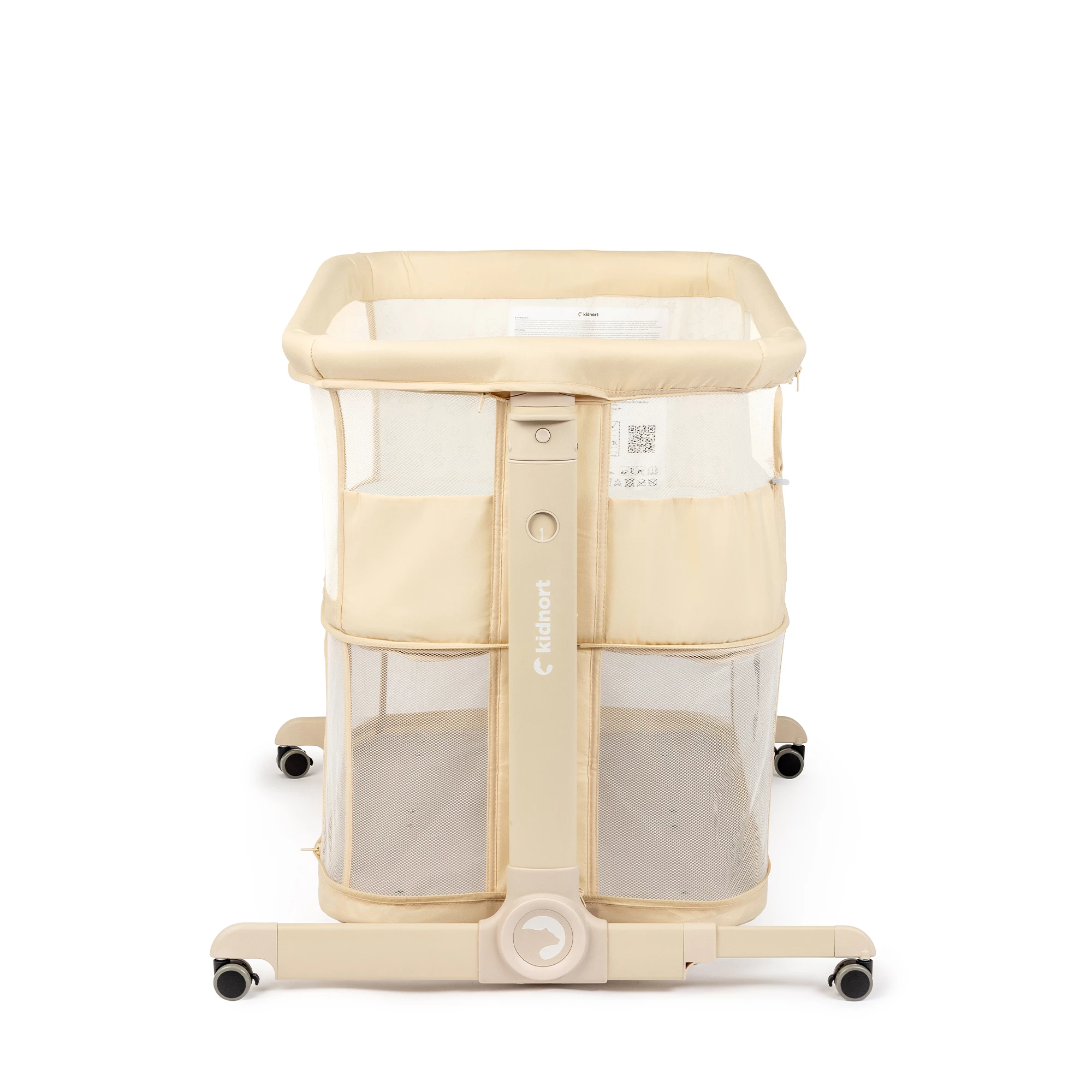 4Łóżeczko wielofunkcyjne, dostawne, 3w1 Snäckskal Unique Beżowe