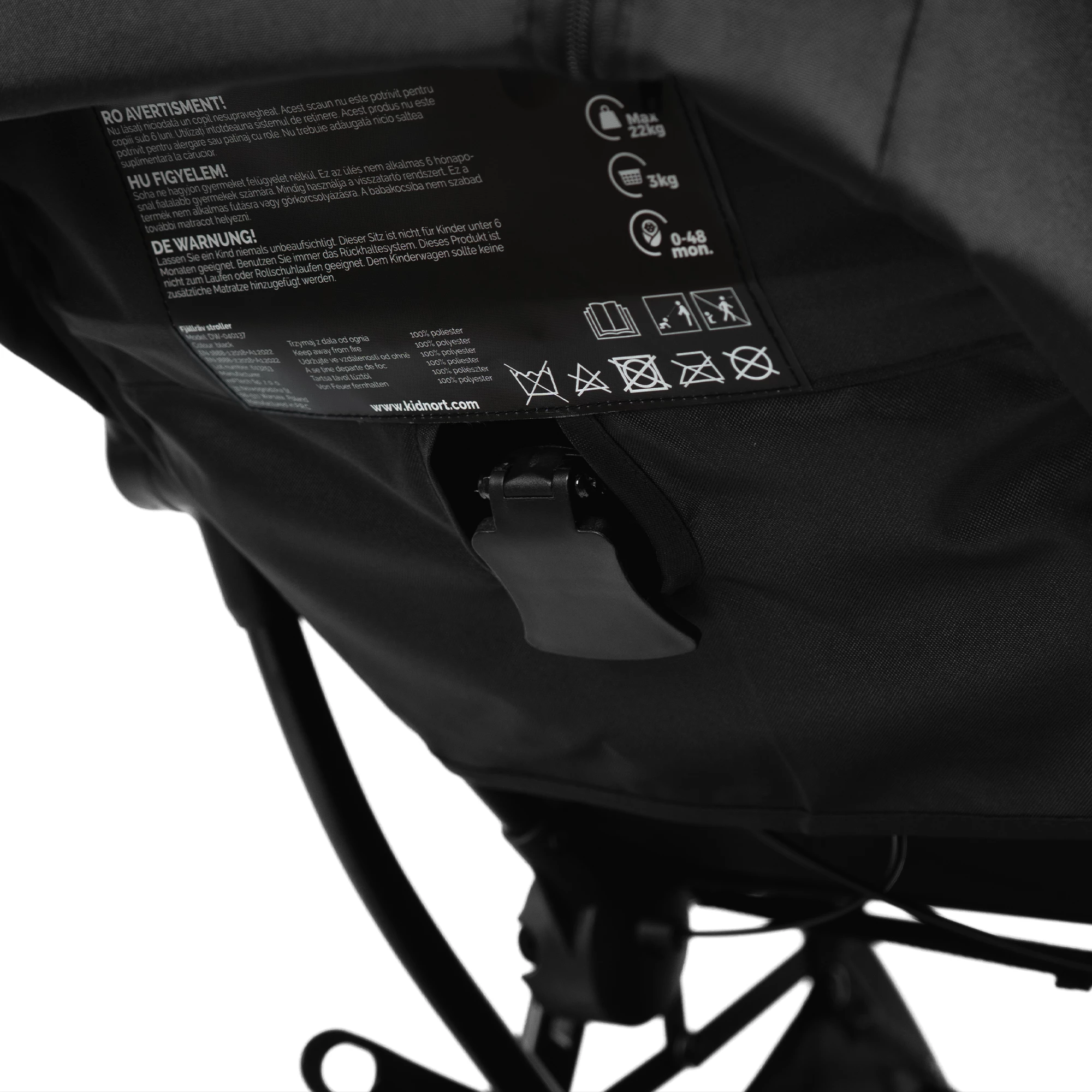 20Wózek spacerowy Fjällräv Czarny