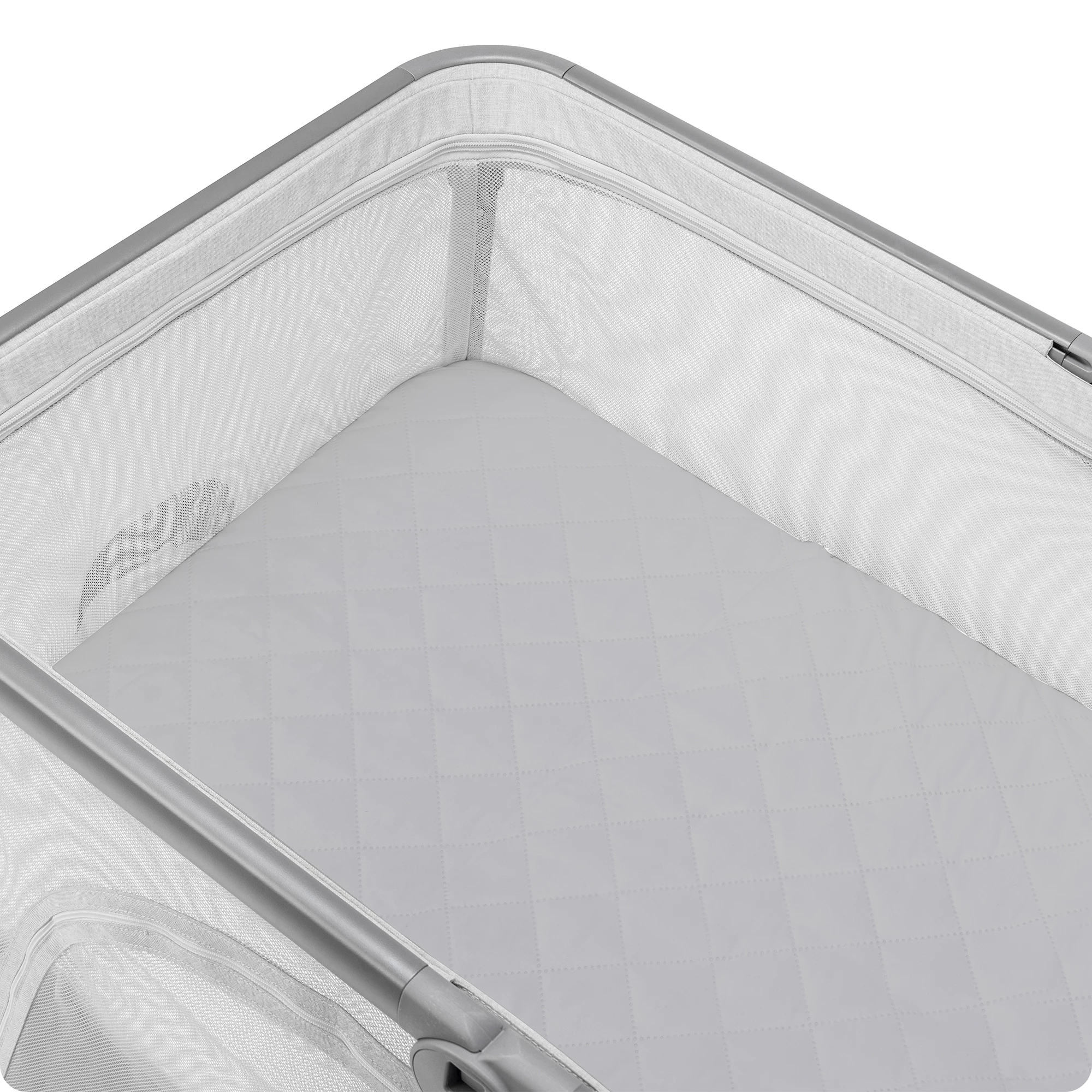 6Łóżeczko turystyczne 2w1 Bleke Unique Szare