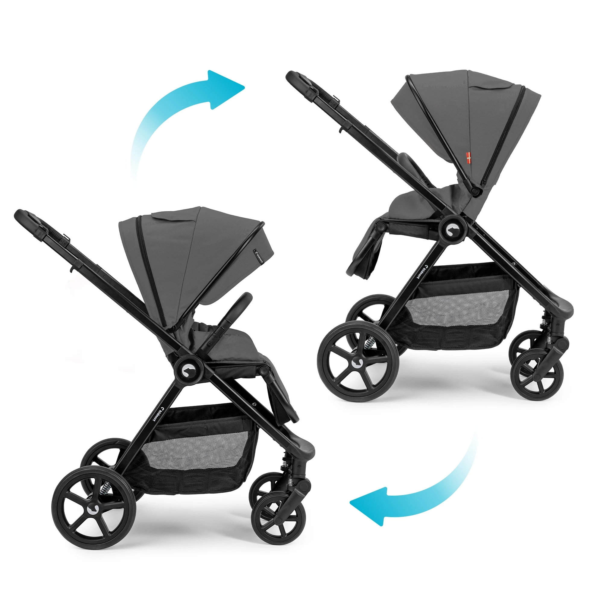 3Wózek spacerowy Älskar Szary