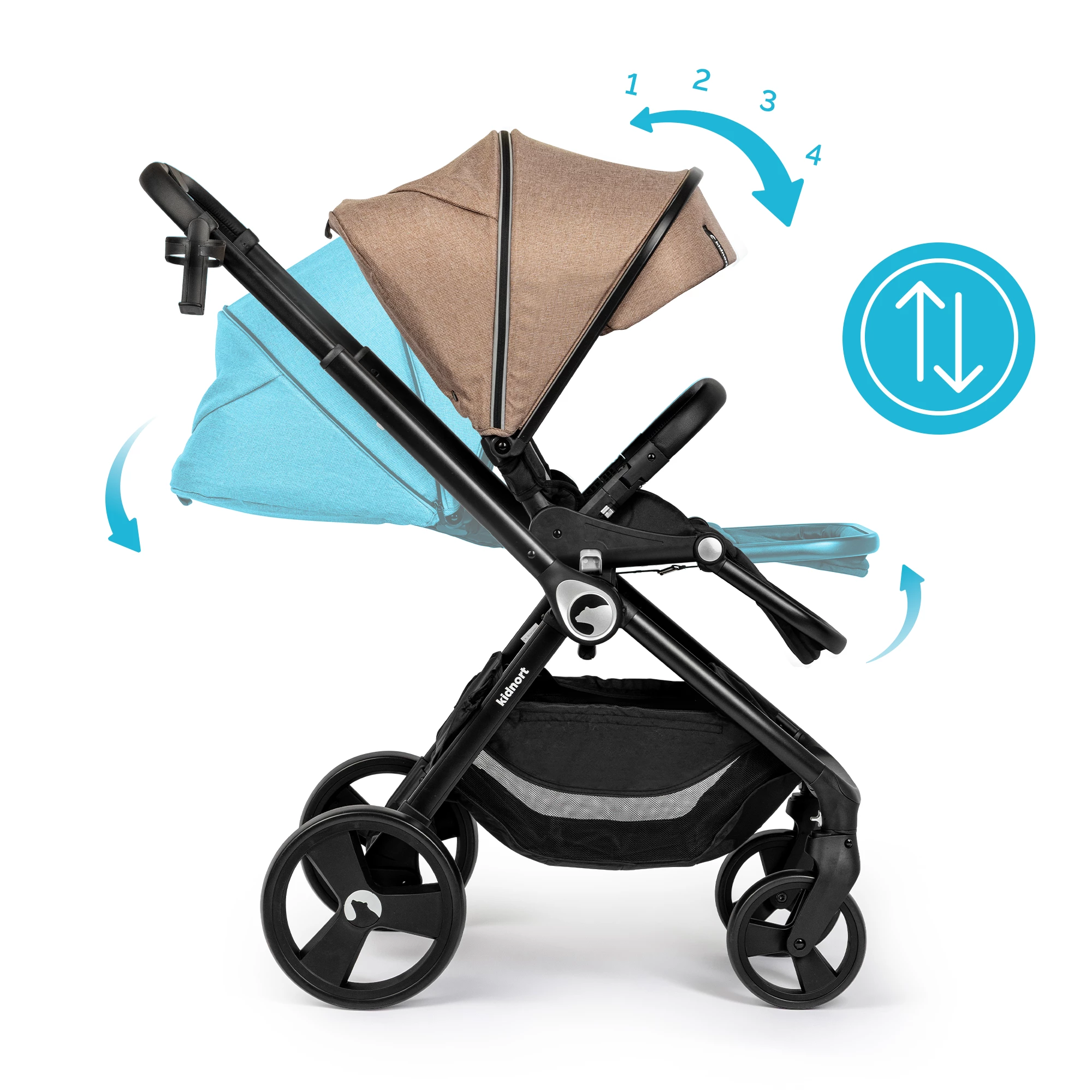 6Wózek spacerowy Isbjörn Mocha Mousse