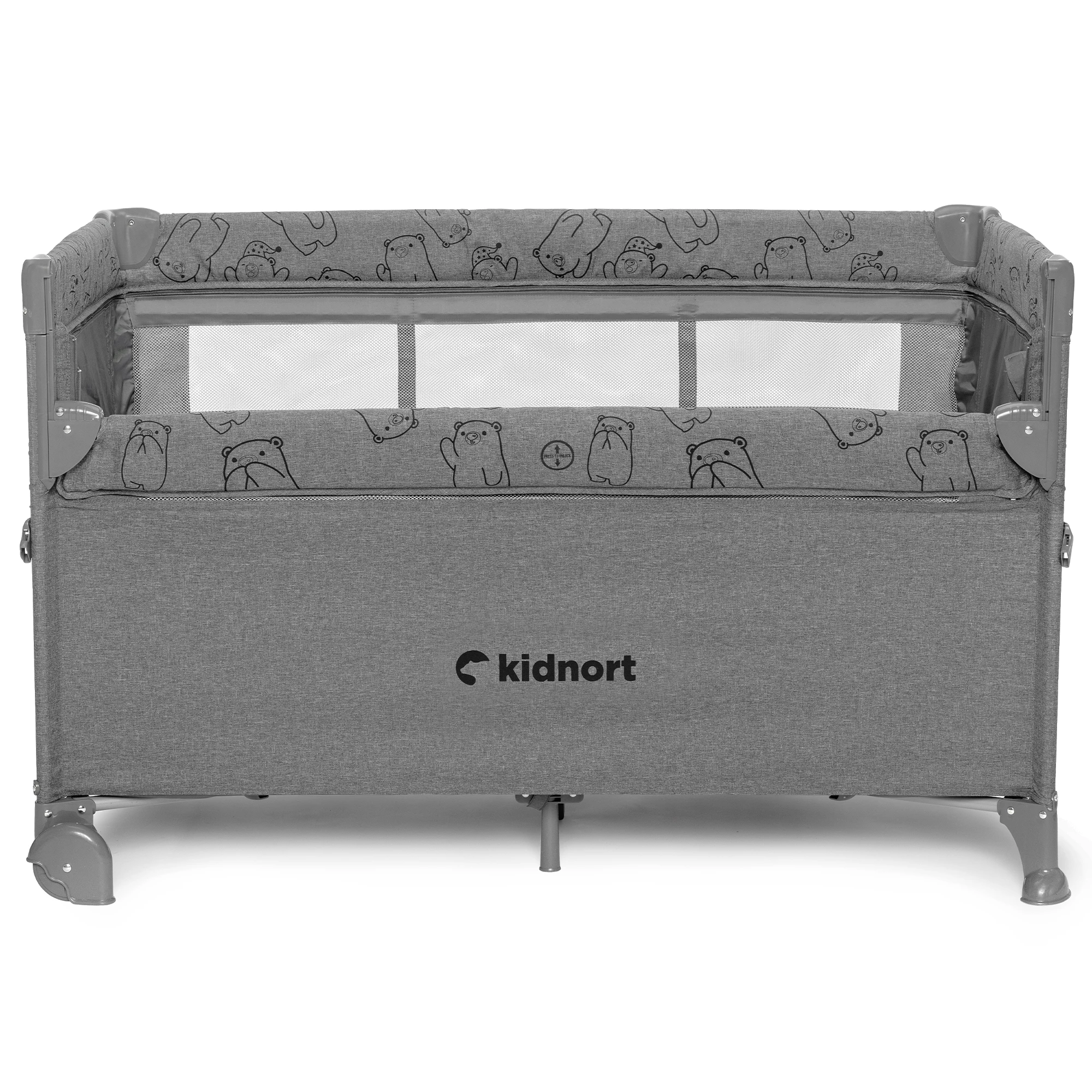 10Łóżeczko turystyczne Livsmiljö jasnoszare