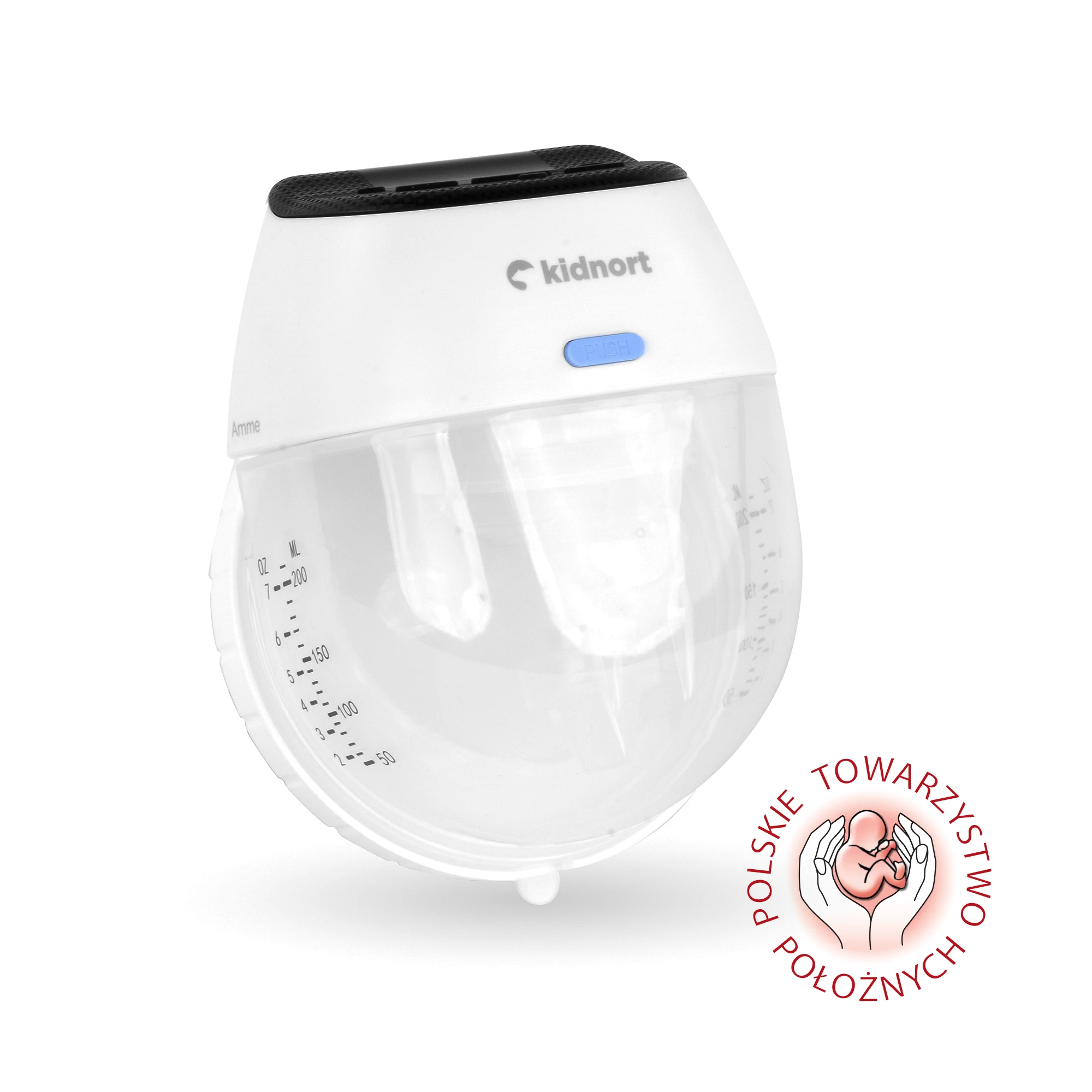 0Laktator Amme bezprzewodowy, muszlowy, 5w1