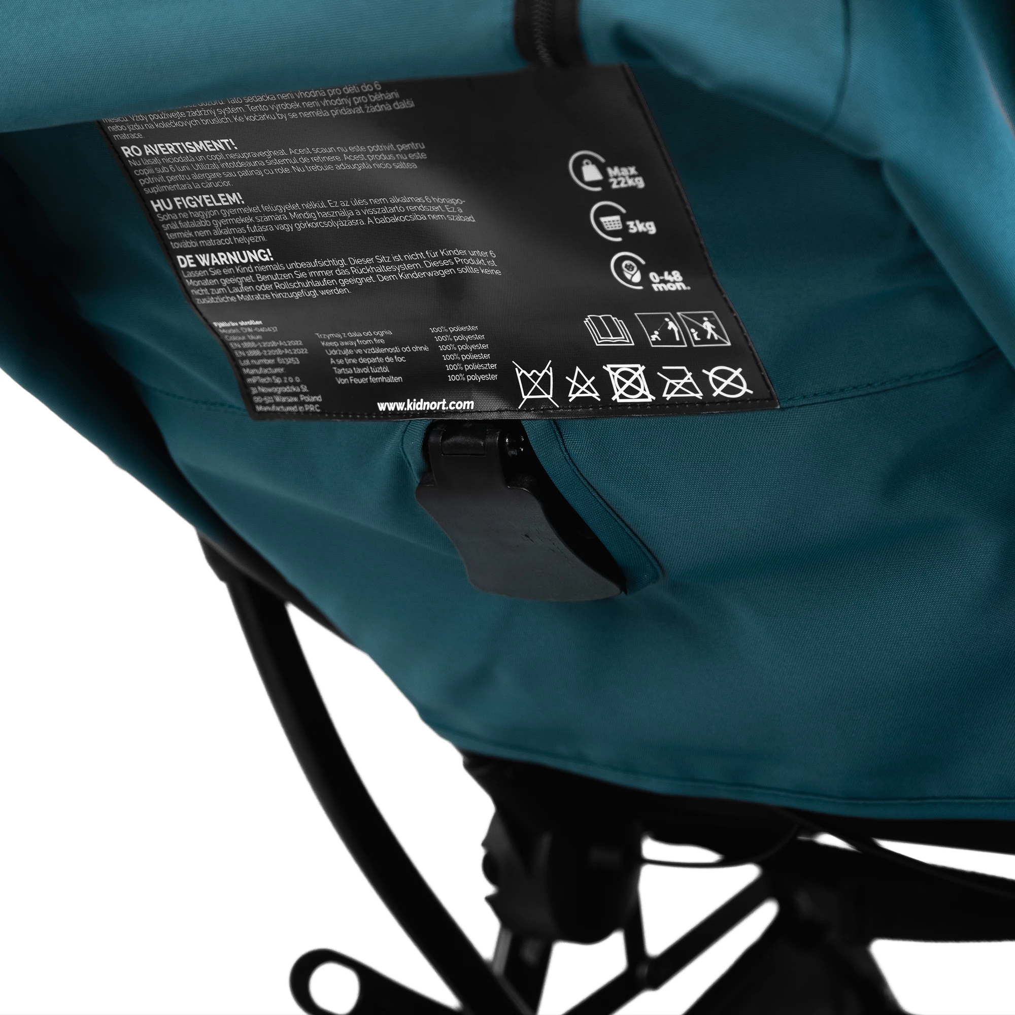 14Wózek spacerowy Fjällräv niebieski