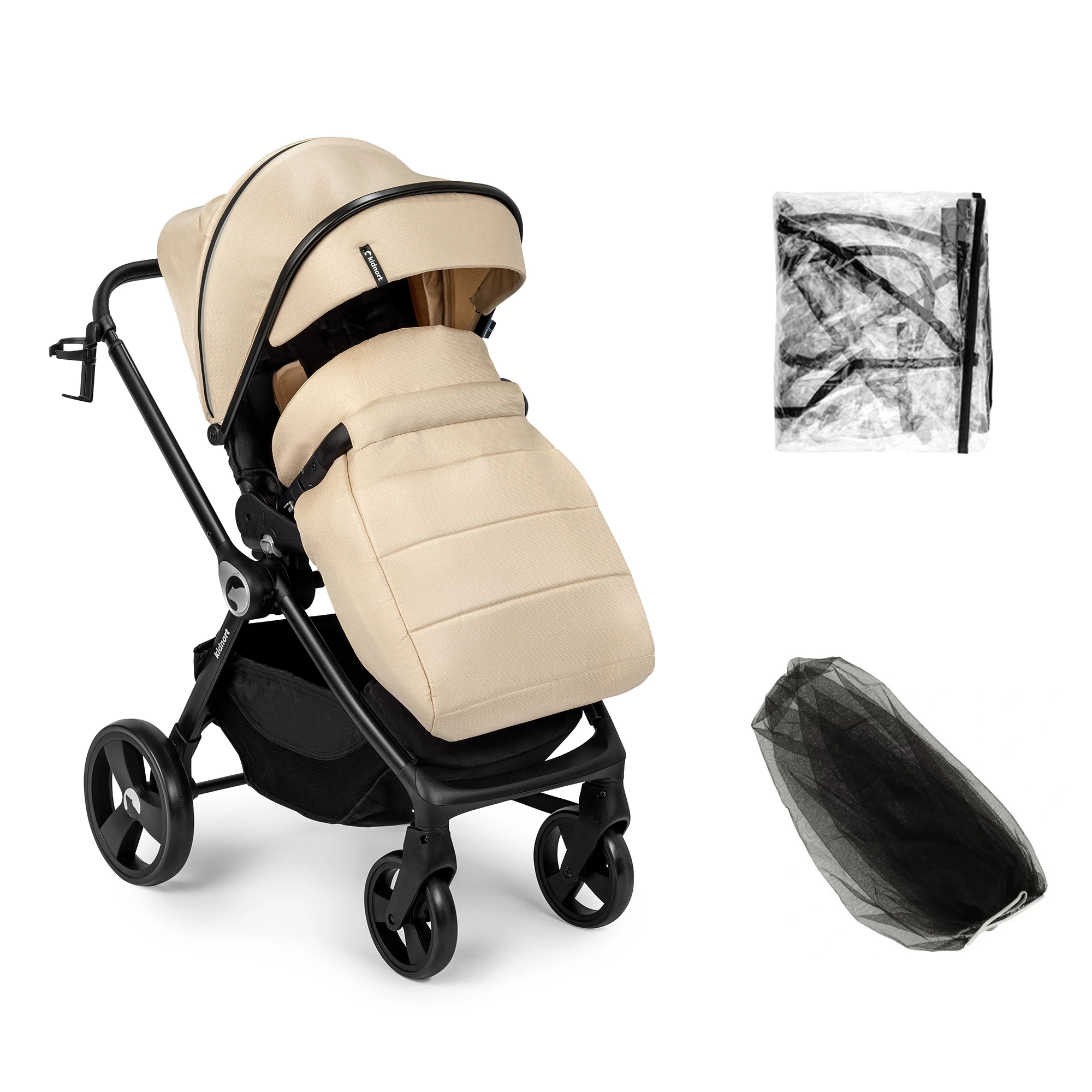 15Wózek wielofunkcyjny 2w1 Isbjörn x Sove Summer Sand