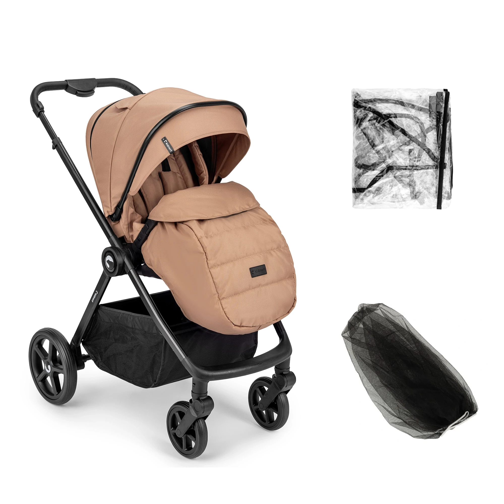 14Wózek wielofunkcyjny Älskar 2w1 spacerówka + gondola mokka