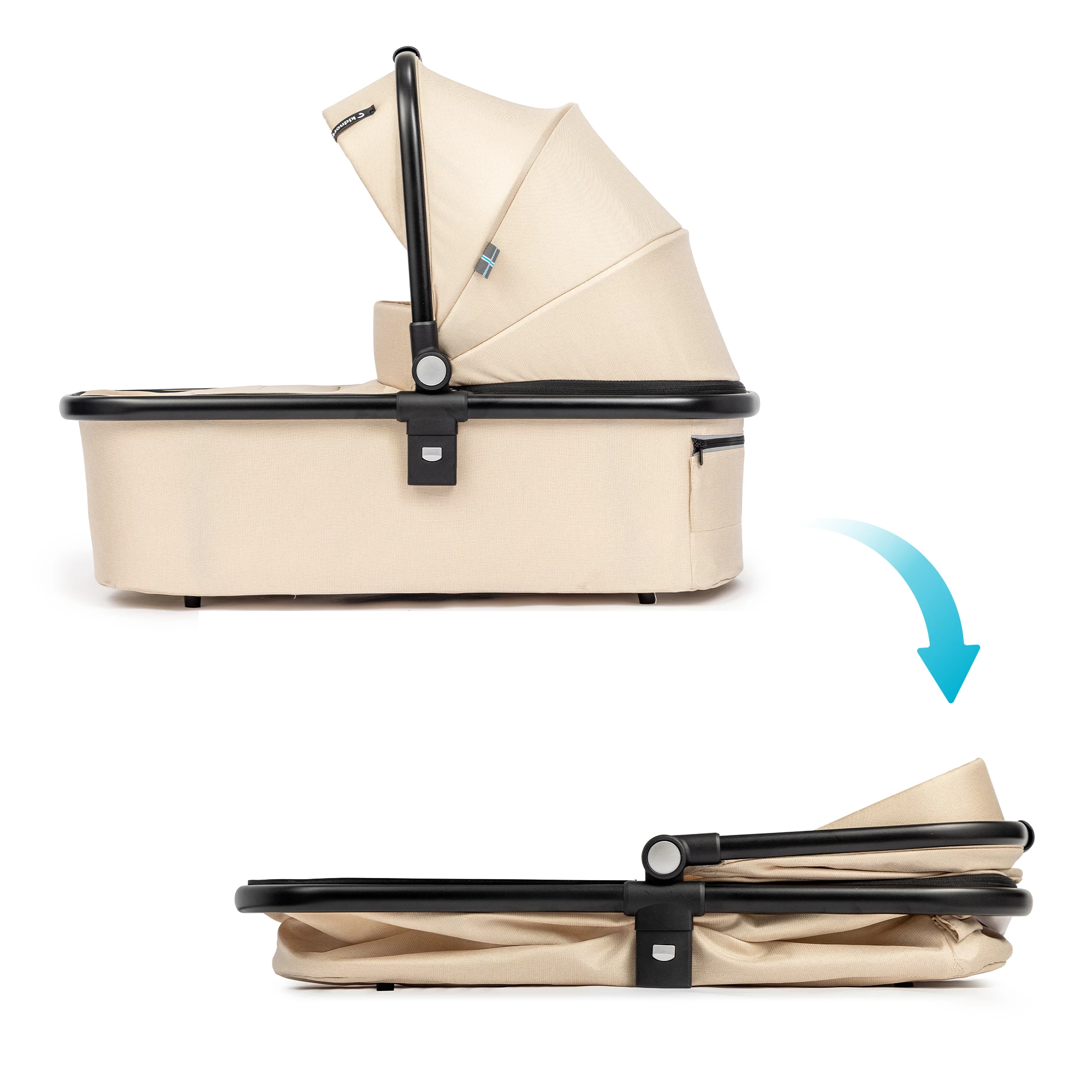 14Wózek wielofunkcyjny 2w1 Isbjörn x Sove Summer Sand